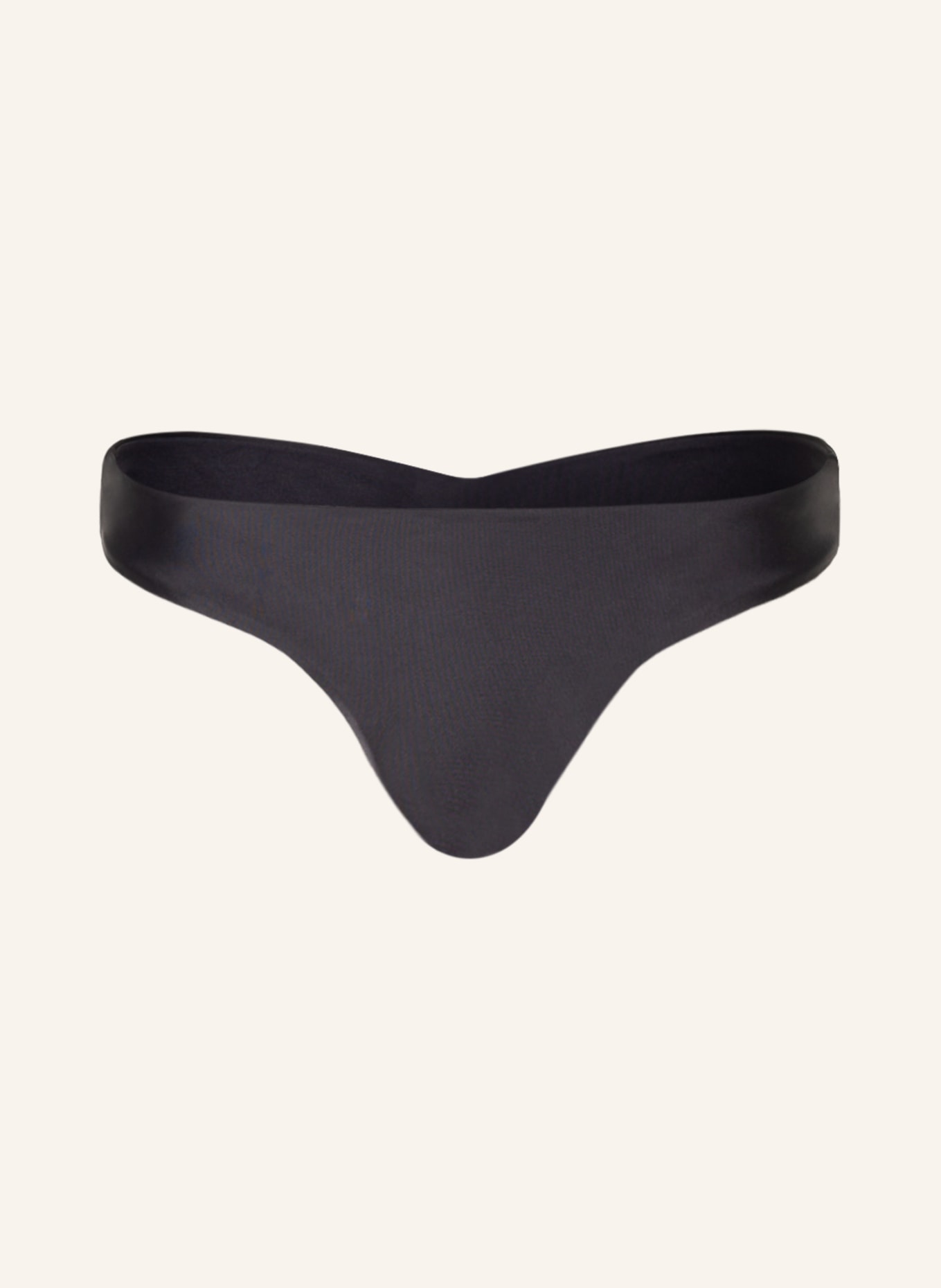 PILYQ Brazilian bikini bottoms BASIC RUCHED TEENY, Color: DARK BLUE (Image 1)