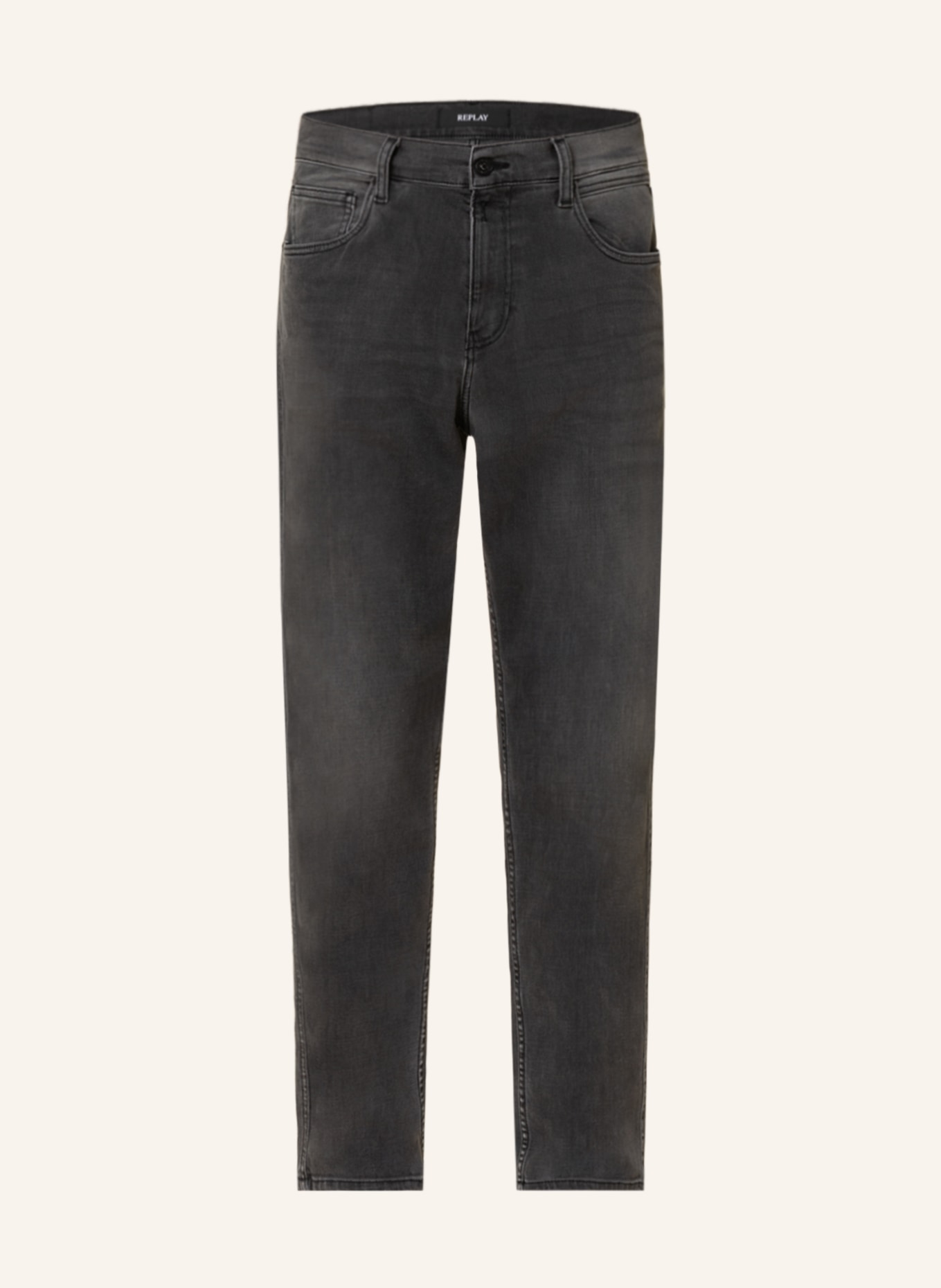 REPLAY Jeans SANDOT relaxed tapered fit, Color: 097 DARK GREY (Image 1)