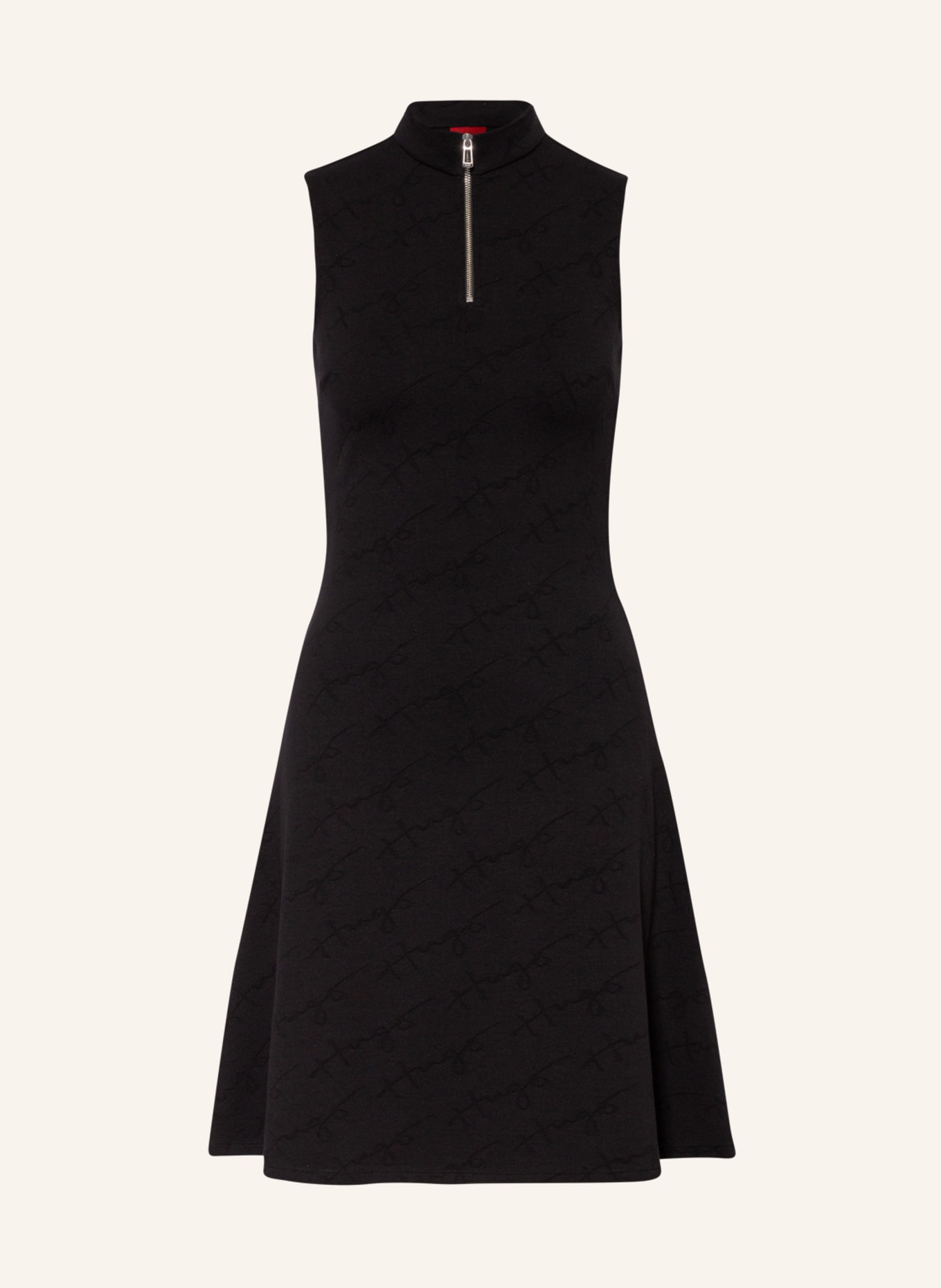 HUGO Jacquard dress NESSIRA, Color: BLACK (Image 1)