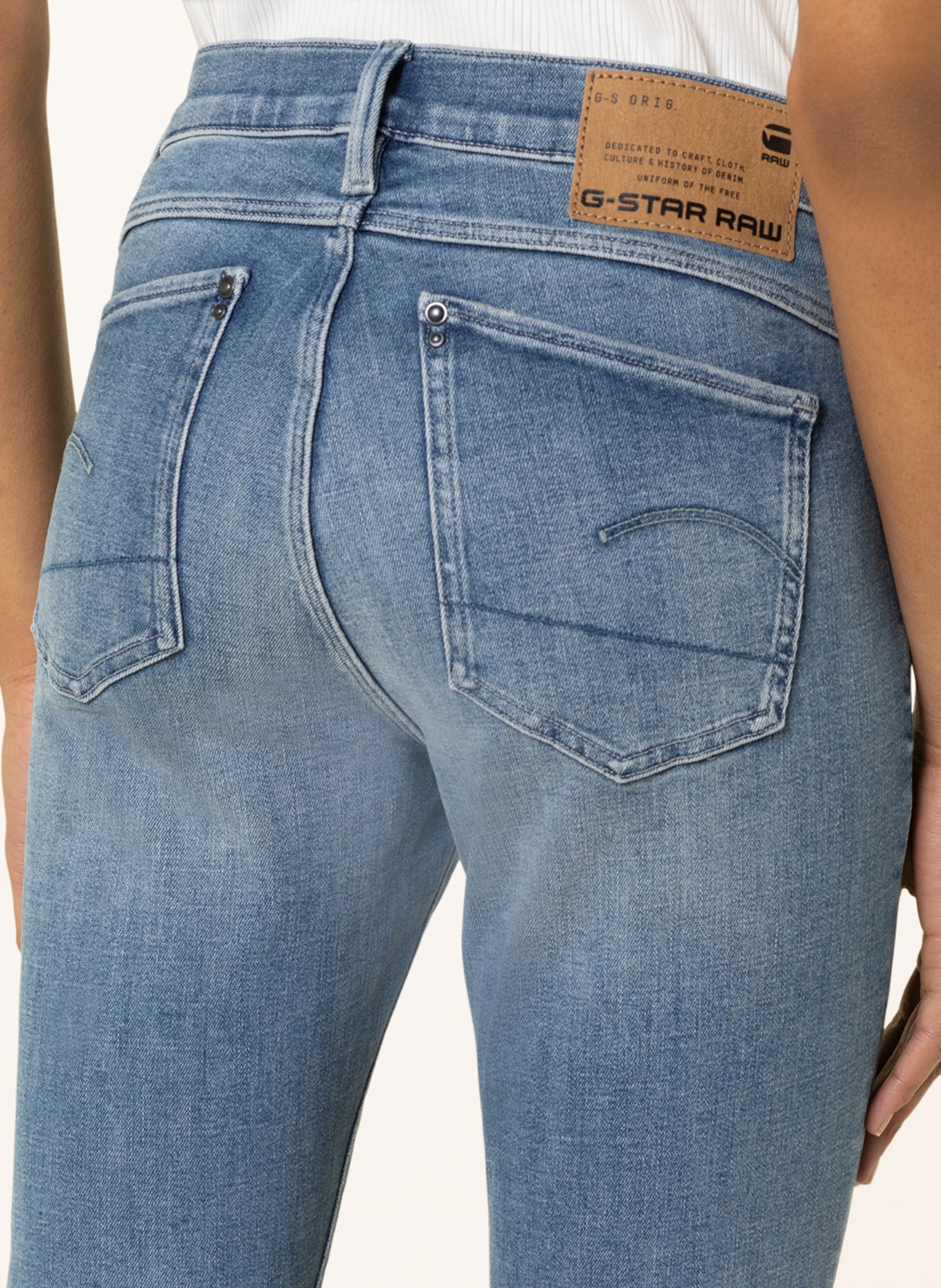 G-Star RAW Skinny Jeans LHANA, Farbe: D898 sun faded niagara (Bild 5)