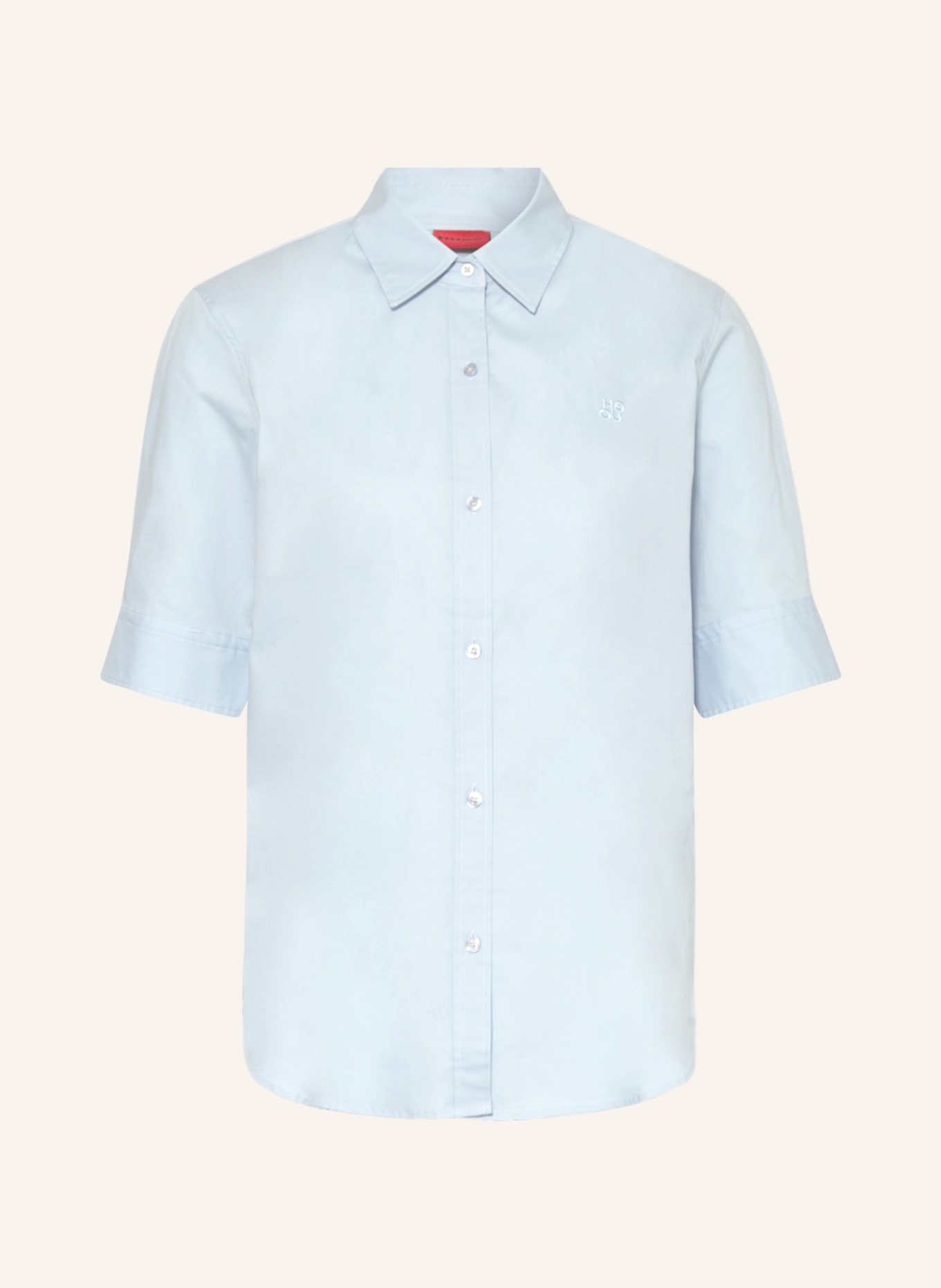 HUGO Shirt blouse THE SUMMER SHIRT, Color: LIGHT BLUE (Image 1)