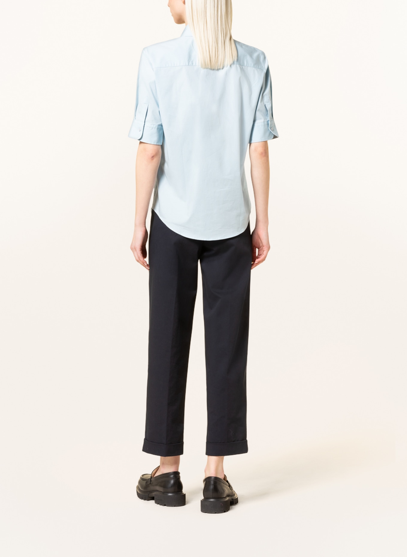 HUGO Shirt blouse THE SUMMER SHIRT, Color: LIGHT BLUE (Image 3)