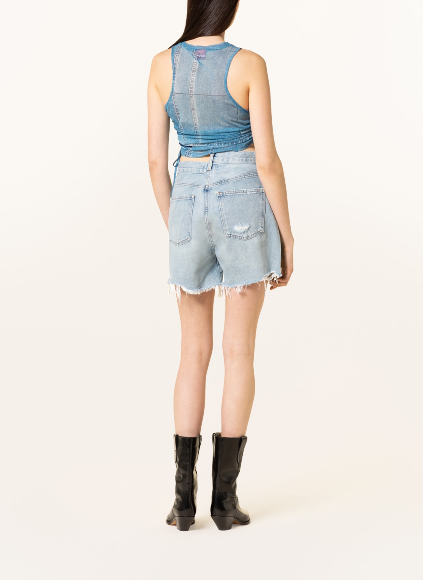 HUGO Top DALEXANDRA: BLAU