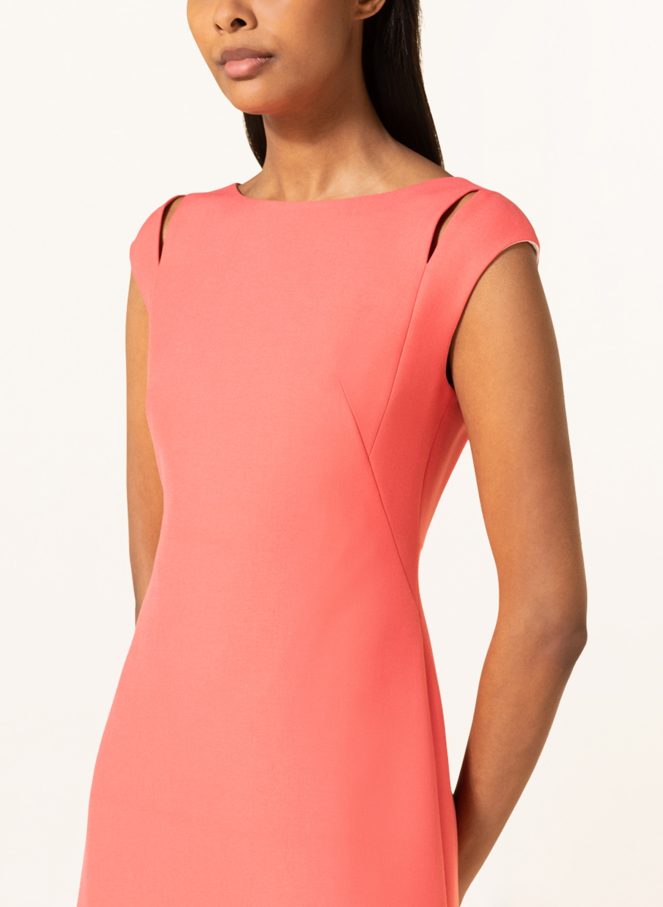 BOSS Kleid DILEKY mit Cut-outs, Farbe: LACHS (Bild 4)
