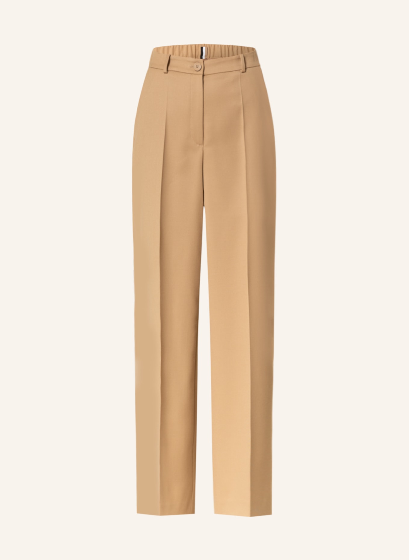 BOSS Wide leg trousers TUNIPA, Color: CAMEL (Image 1)