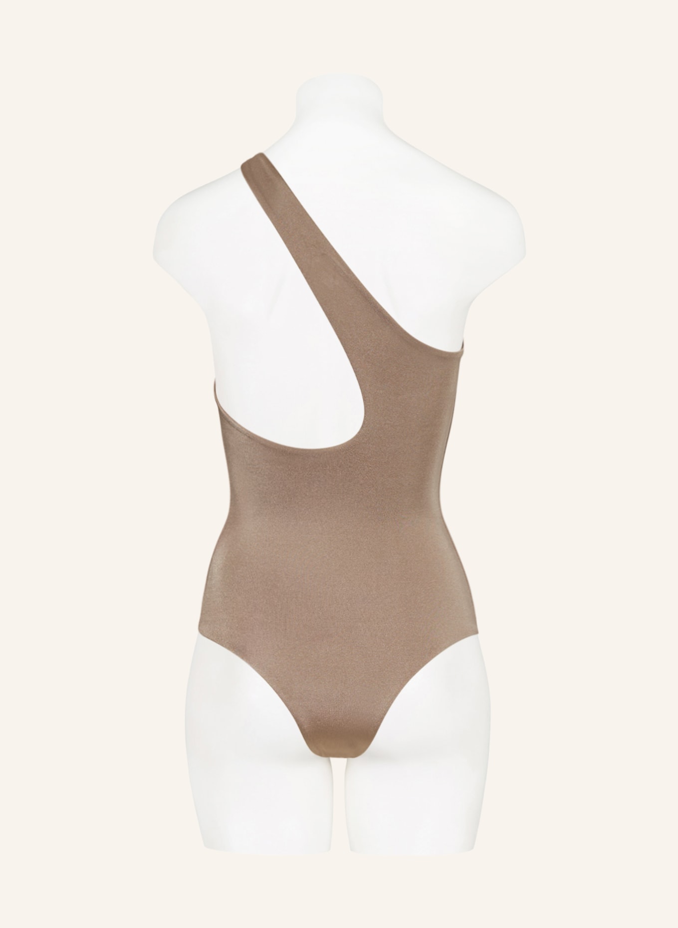 espadrij l'originale One-shoulder swimsuit ETTA, Color: LIGHT BROWN (Image 3)