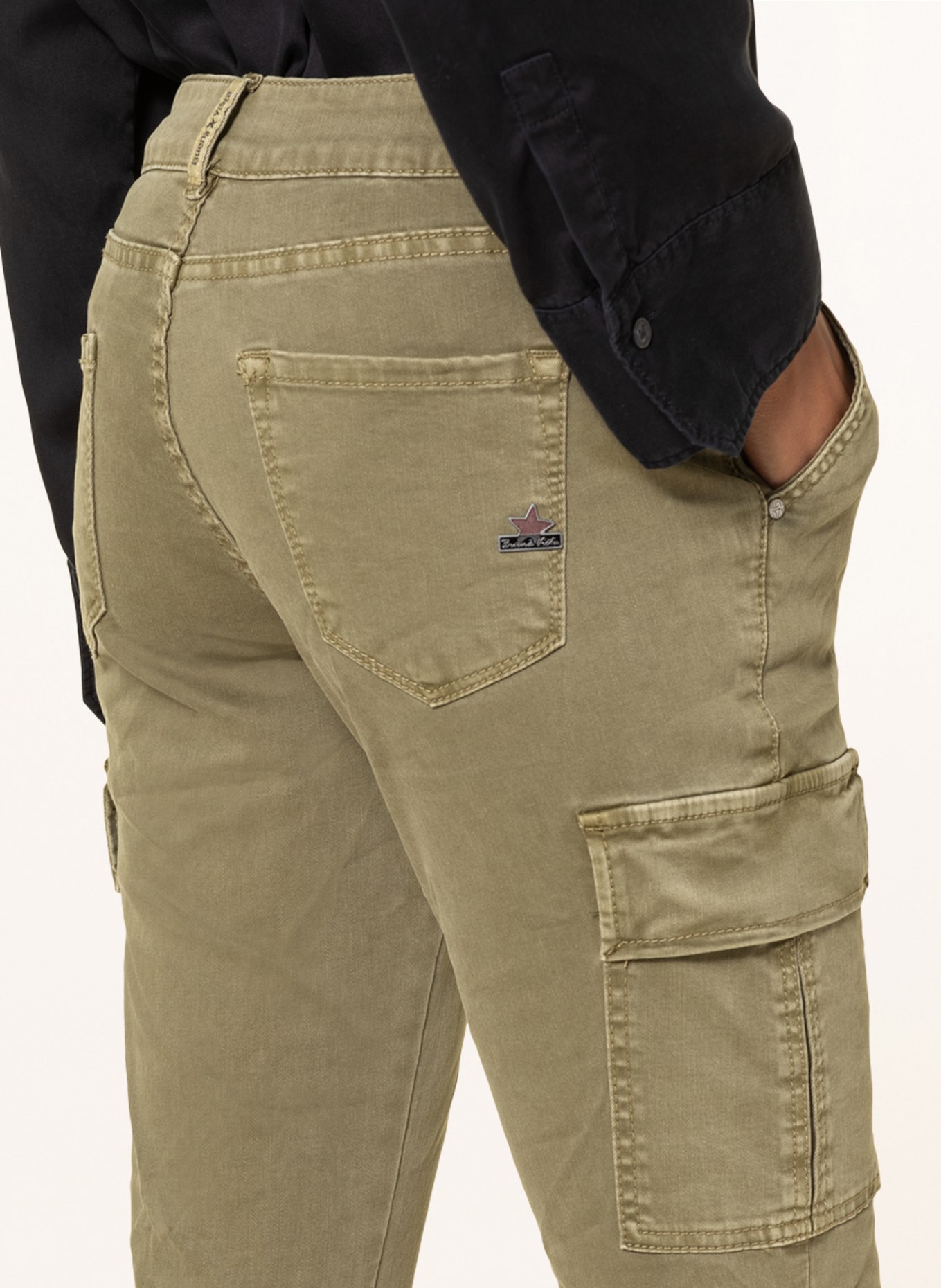 Buena Vista 7/8 cargo pants, Color: OLIVE (Image 5)