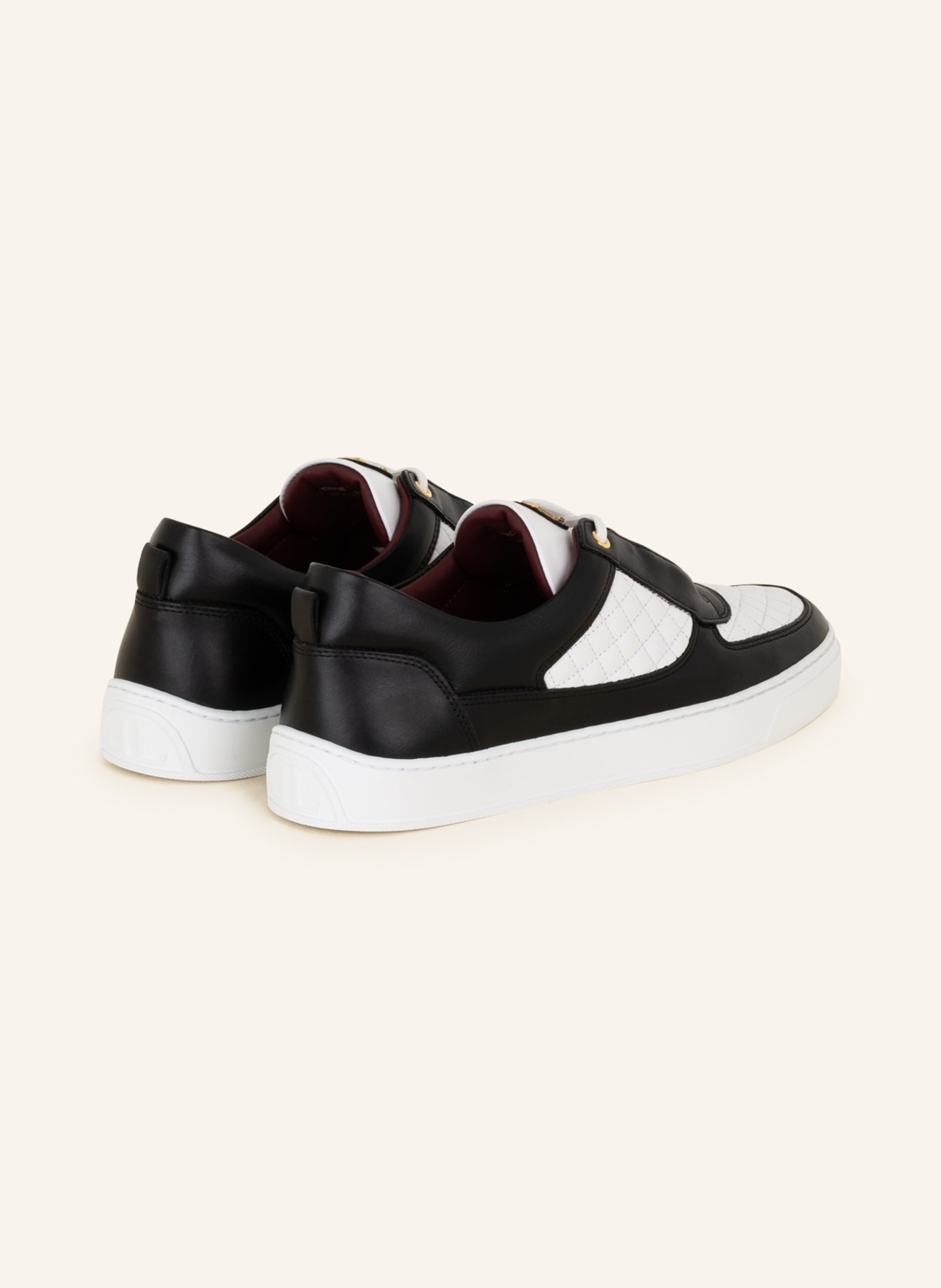LEANDRO LOPES Sneakers FAISCA, Color: BLACK/ WHITE (Image 2)