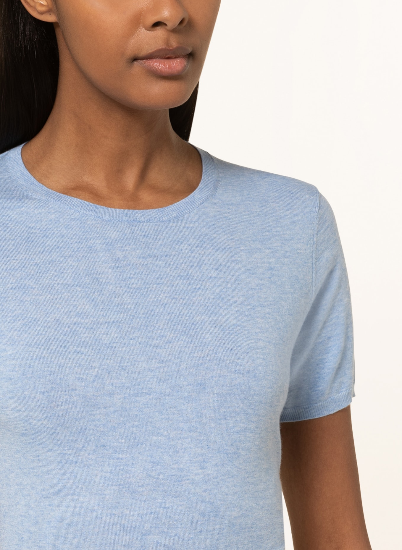 REPEAT Úpletové tričko, Barva: TMAVĚ MODRÁ (Obrázek 4)