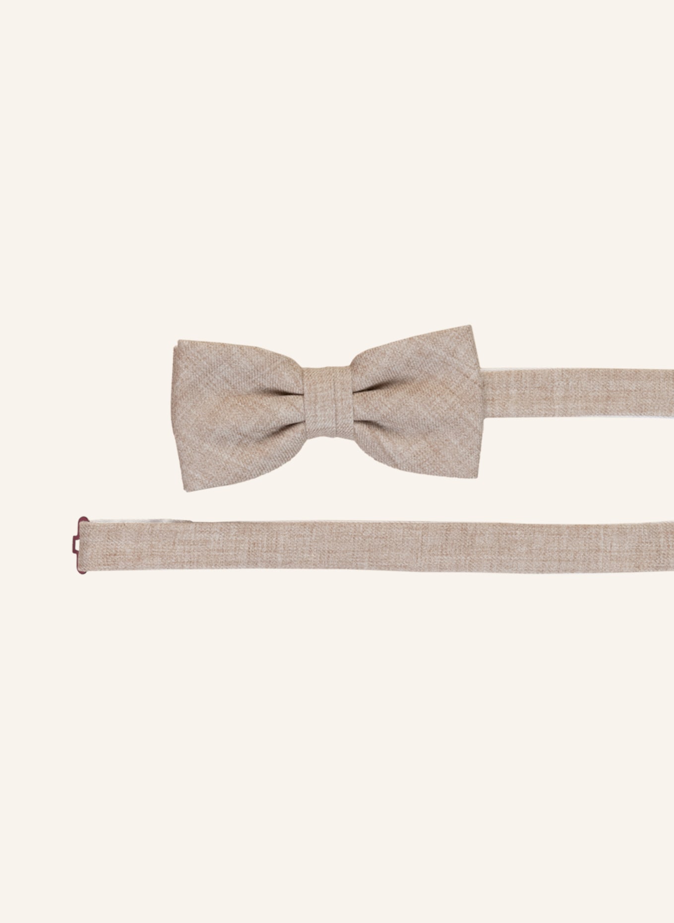 Prince BOWTIE Set: Vest, bow tie and pocket square, Color: BEIGE (Image 4)