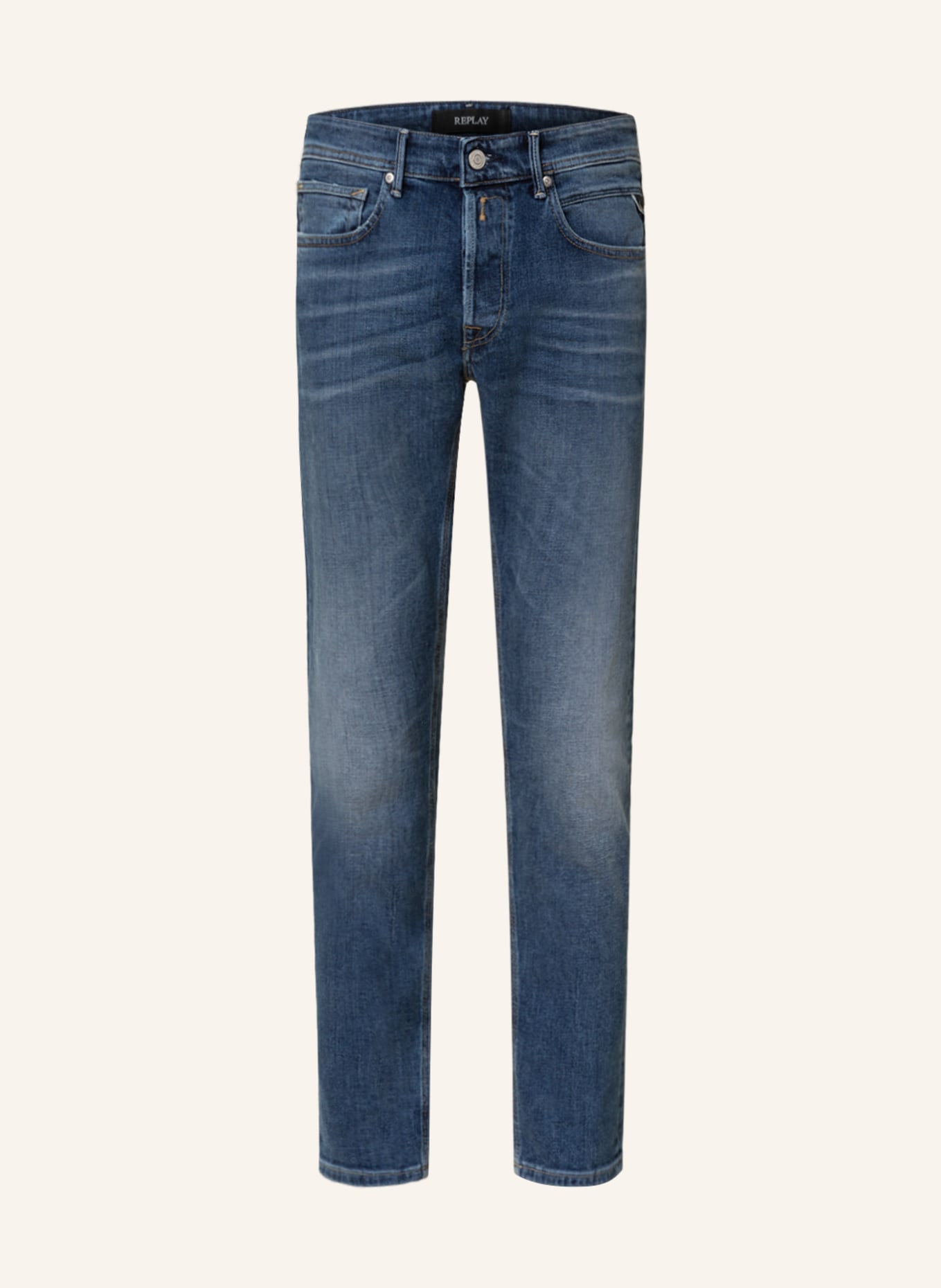REPLAY Jeans WLLBI Regular Slim Fit, Farbe: 009 MEDIUM BLUE (Bild 1)