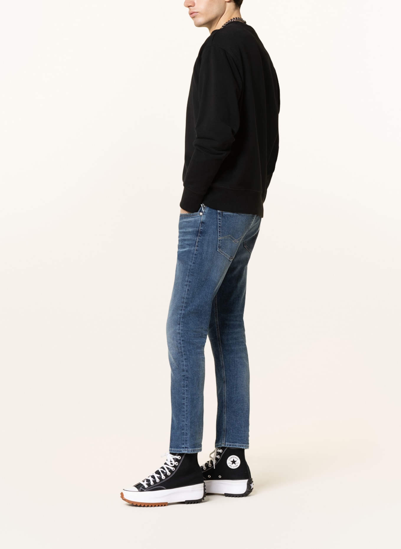 REPLAY Jeans WLLBI Regular Slim Fit, Farbe: 009 MEDIUM BLUE (Bild 4)