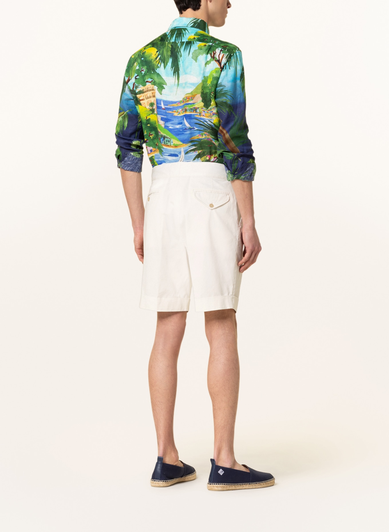 RALPH LAUREN PURPLE LABEL Shorts, Color: WHITE (Image 3)