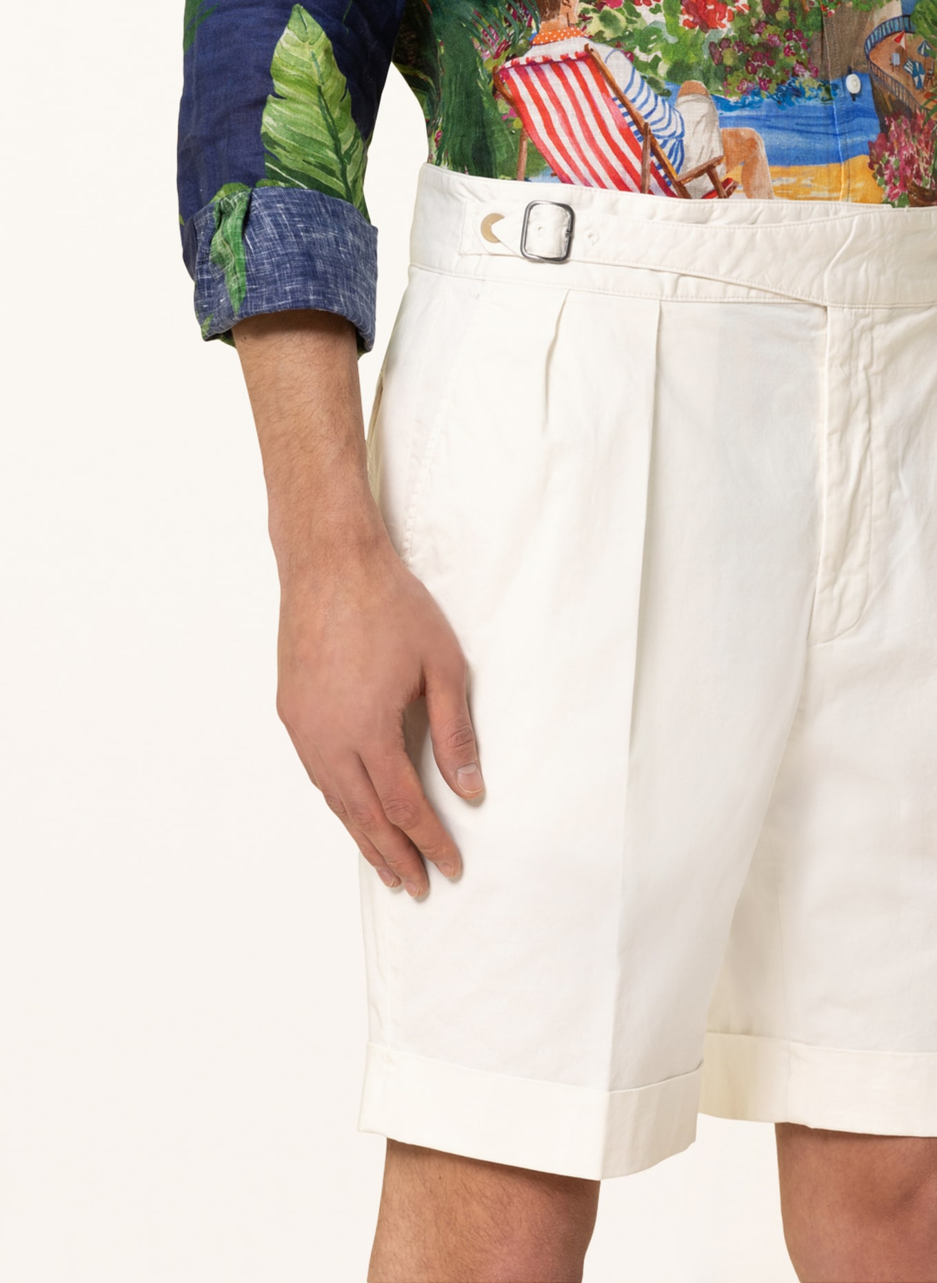RALPH LAUREN PURPLE LABEL Shorts, Color: WHITE (Image 5)