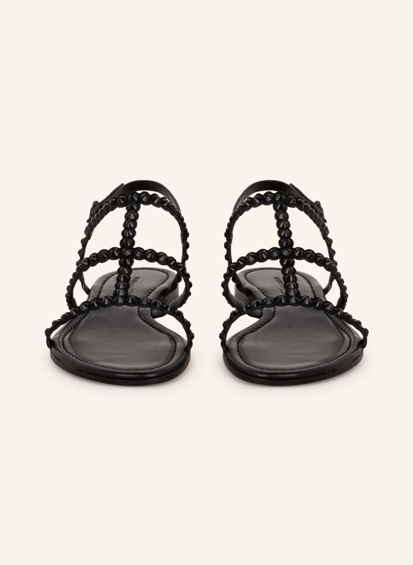 KENNEL & SCHMENGER Sandals ELLE with decorative gems, Color: BLACK (Image 3)