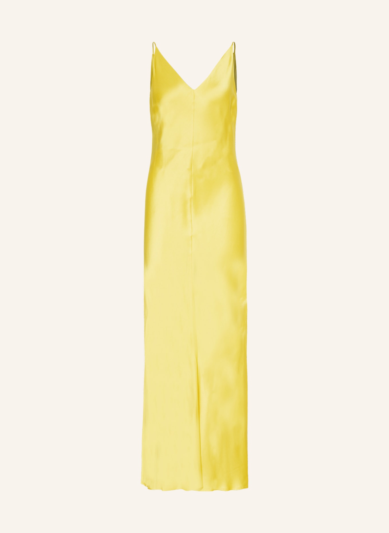 ottod'ame Satin dress, Color: NEON YELLOW (Image 1)