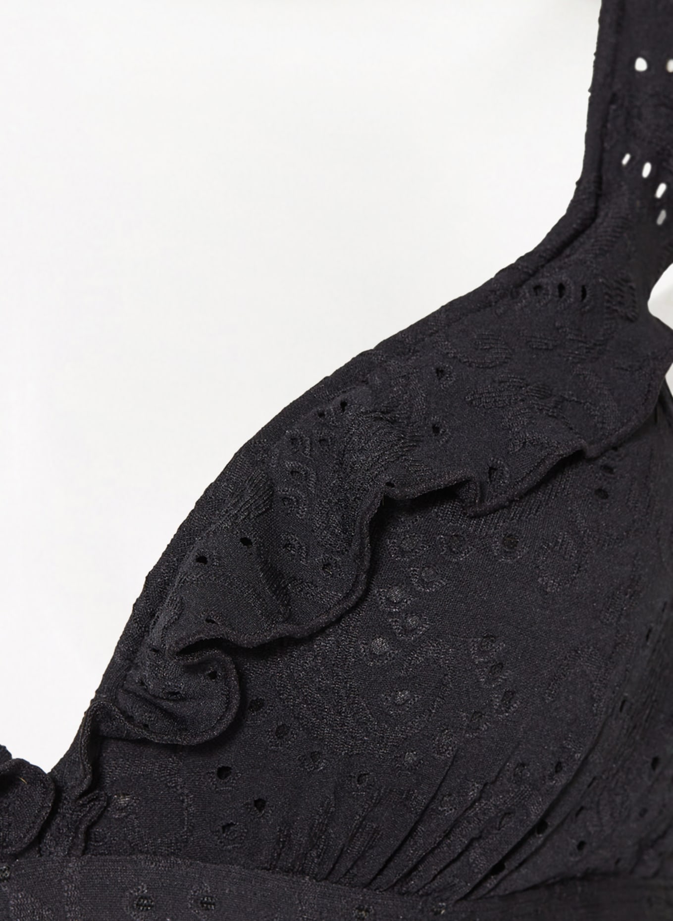 BEACHLIFE Underwired bikini top BLACK EMBROIDERY, Color: BLACK (Image 4)