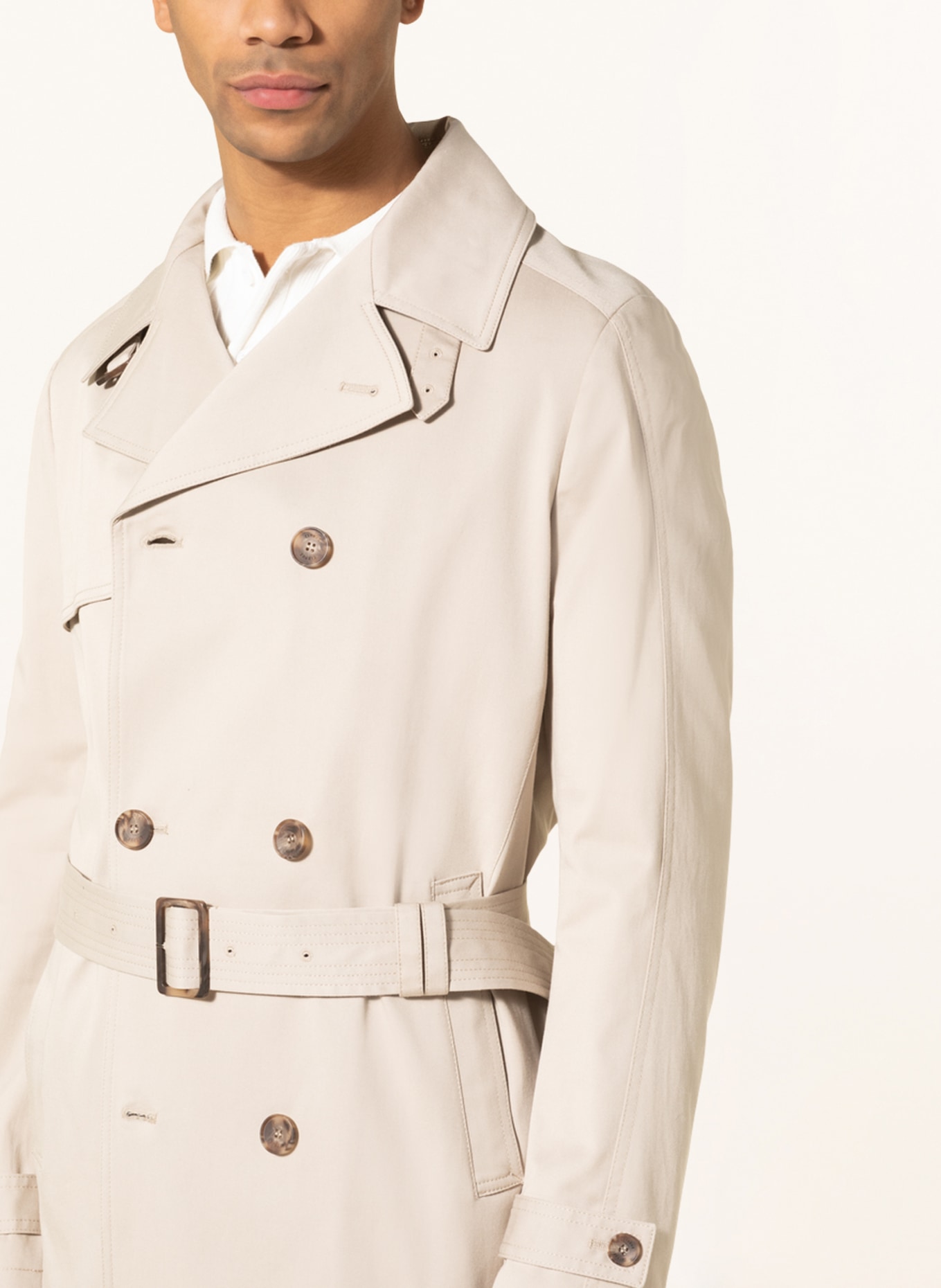 CINQUE Trench coat CIDOUBLE, Color: LIGHT BROWN (Image 4)