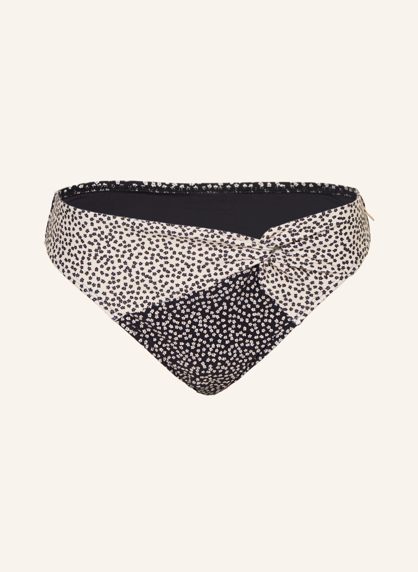 ten Cate Basic bikini bottoms, Color: BLACK/ ECRU (Image 1)