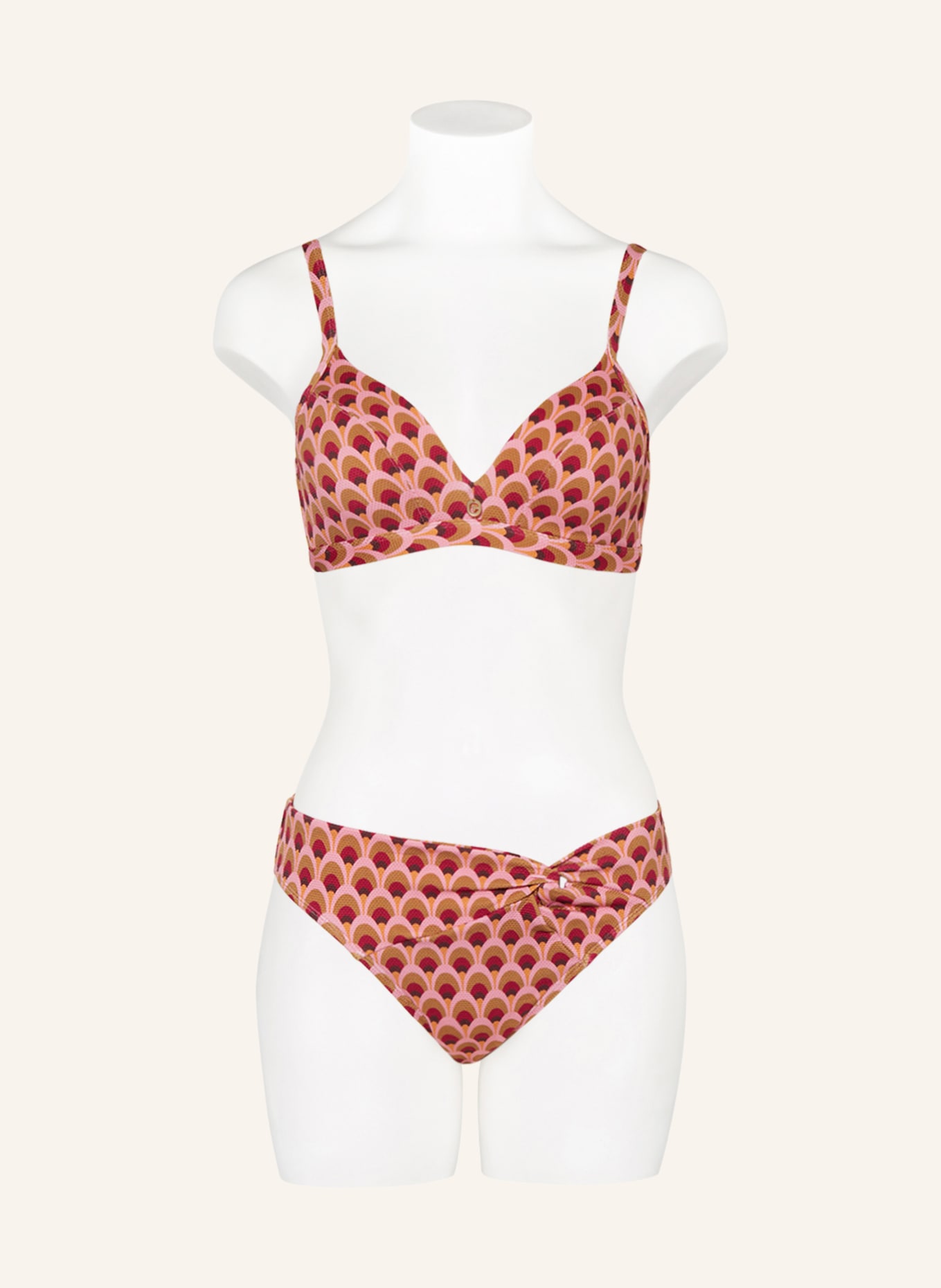 ten Cate Underwired bikini top, Color: PINK/ OLIVE/ FUCHSIA (Image 2)