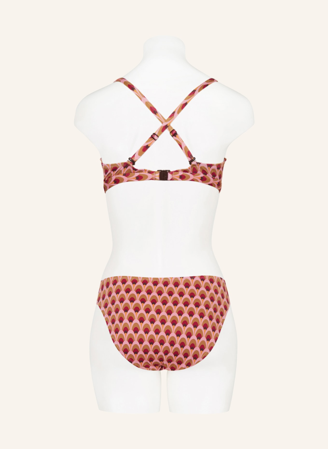 ten Cate Bügel-Bikini-Top, Farbe: ROSA/ OLIV/ FUCHSIA (Bild 4)