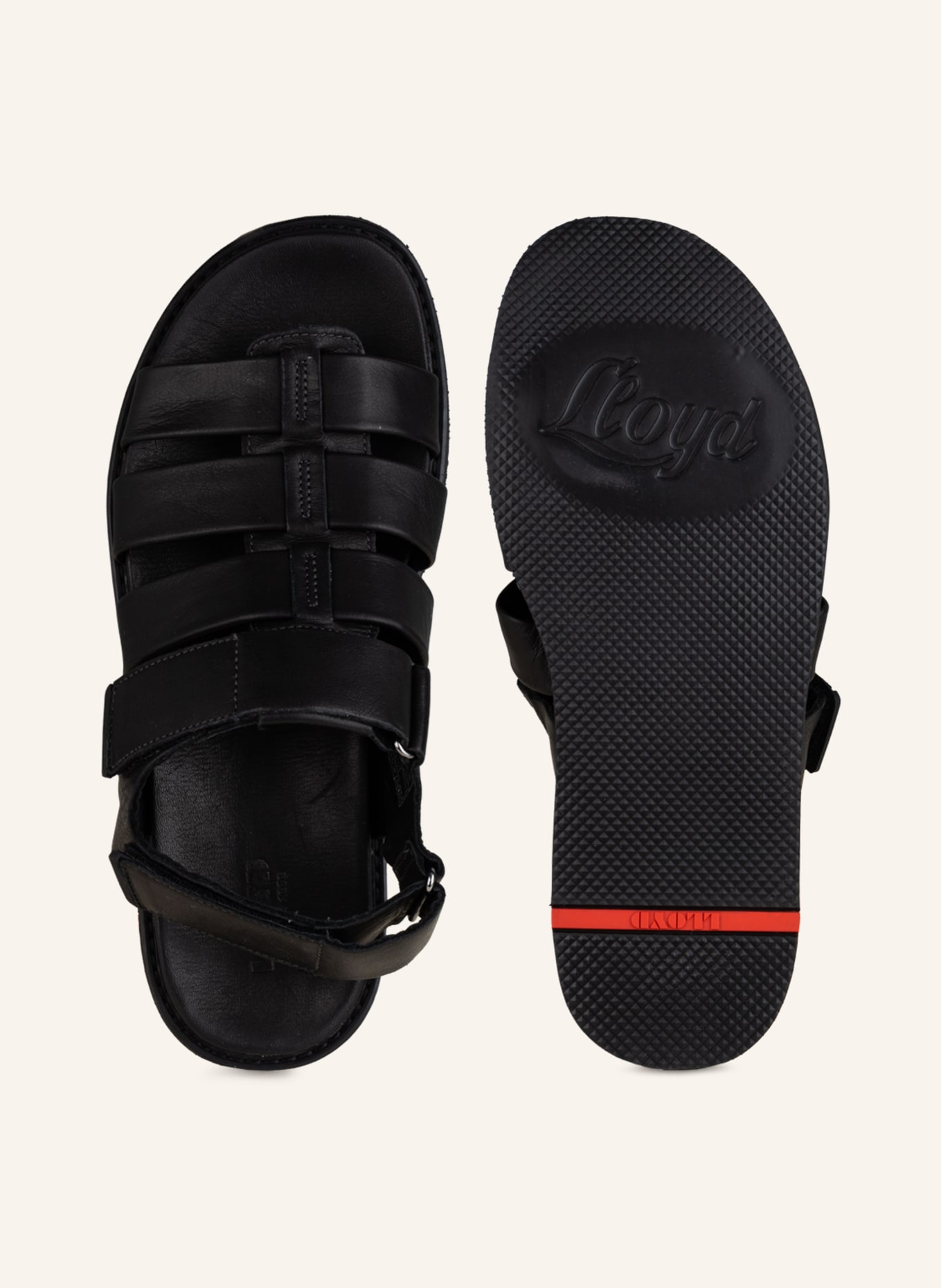 LLOYD Sandals ELIMAR, Color: BLACK (Image 5)