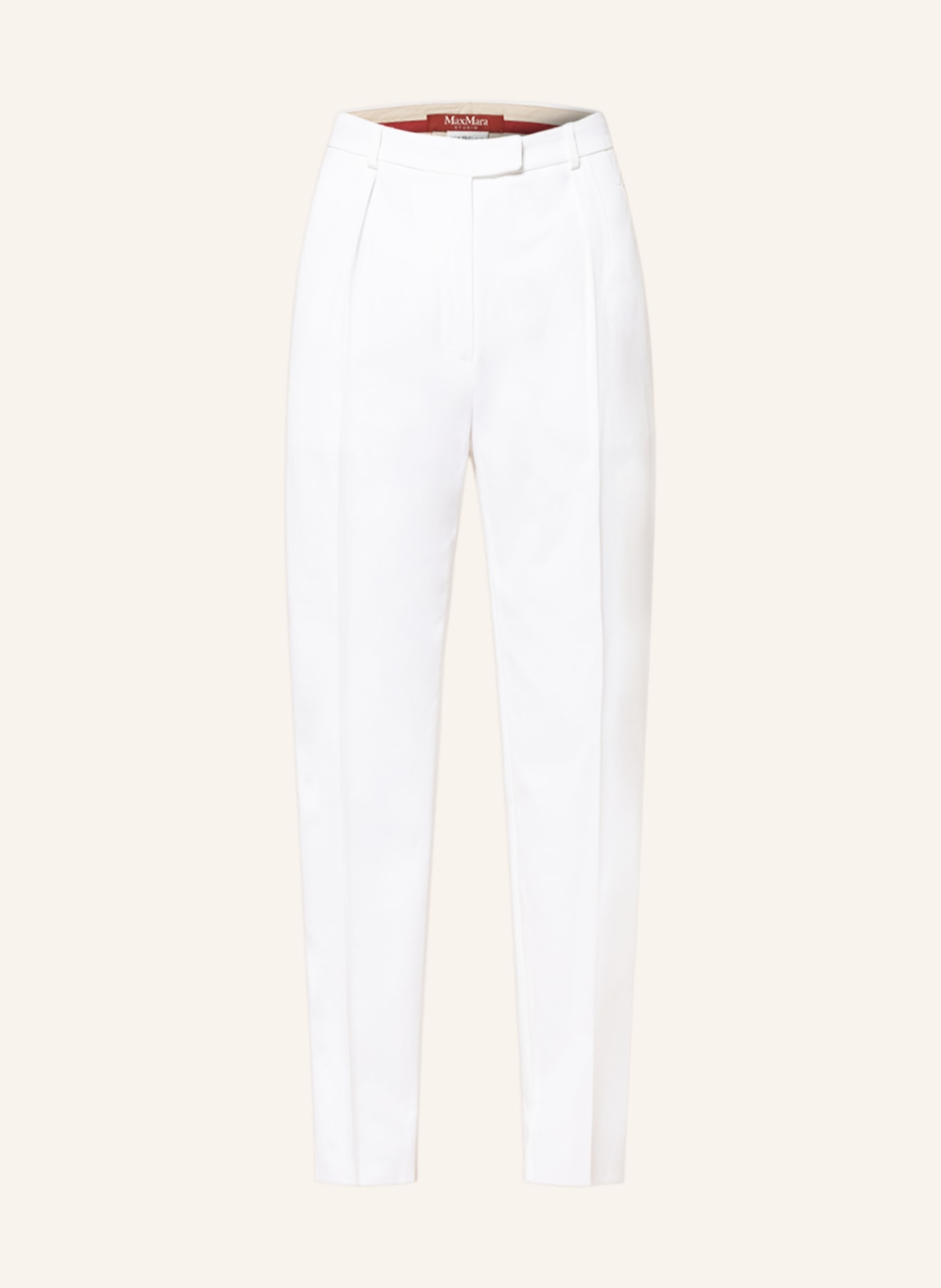 MaxMara STUDIO Trousers CALANTE, Color: WHITE (Image 1)