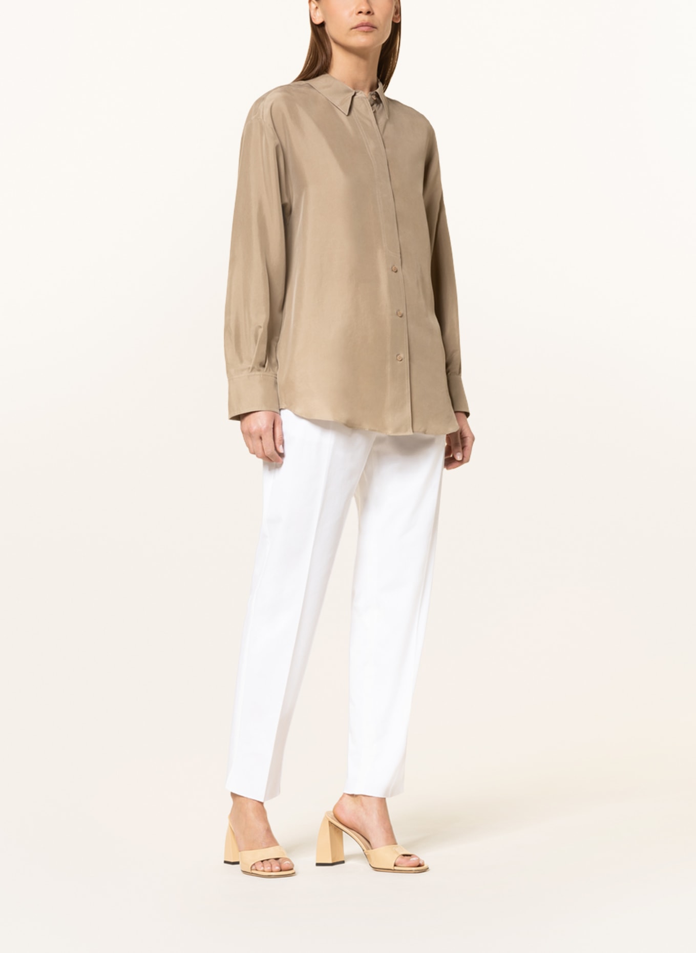 MaxMara STUDIO Trousers CALANTE, Color: WHITE (Image 2)