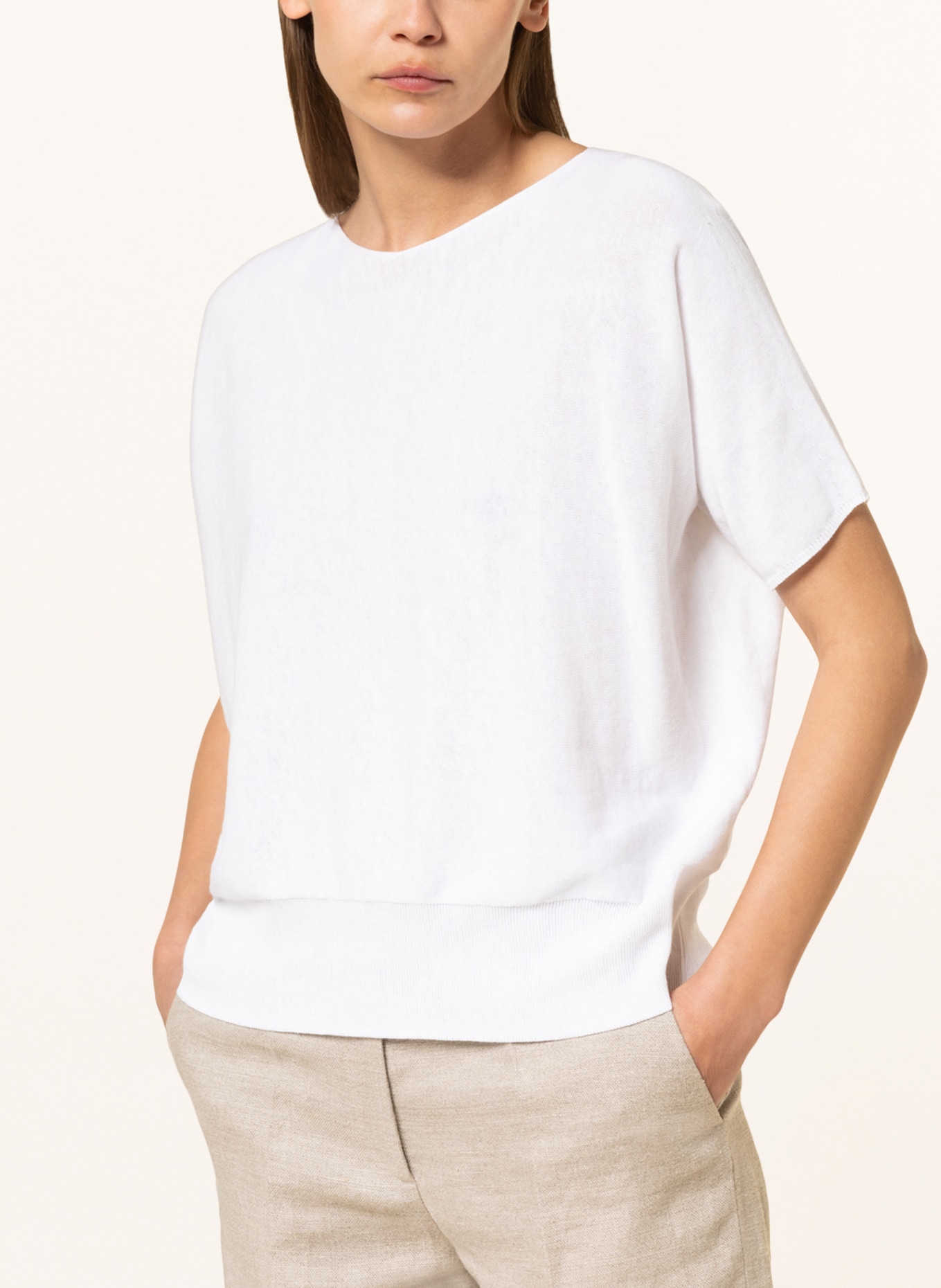 DRYKORN Knit shirt SOMELI, Color: WHITE (Image 4)