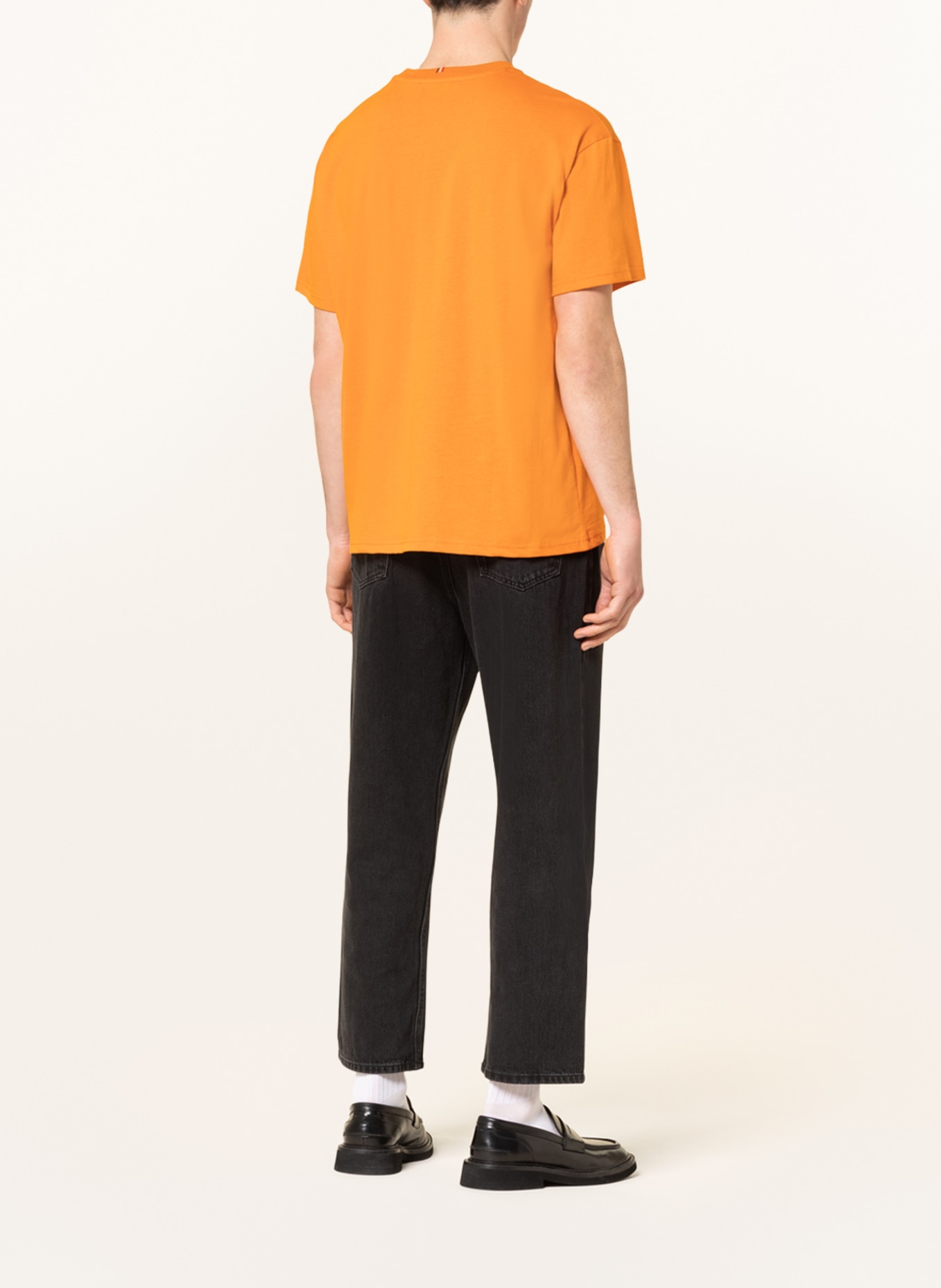 LES DEUX T-shirt DIEGO, Color: ORANGE (Image 3)