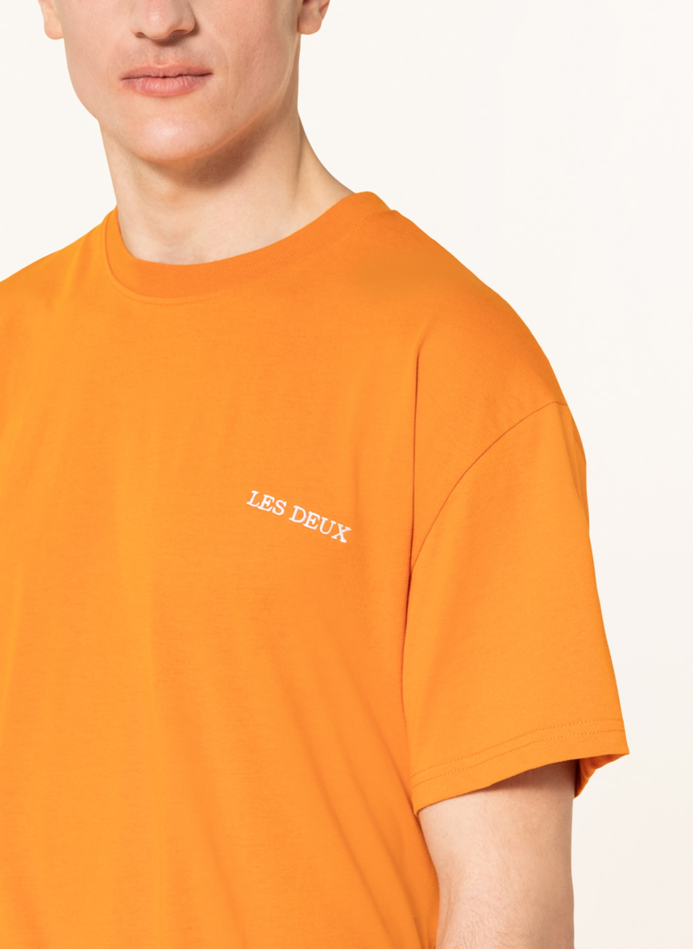 LES DEUX T-Shirt DIEGO, Farbe: ORANGE (Bild 4)