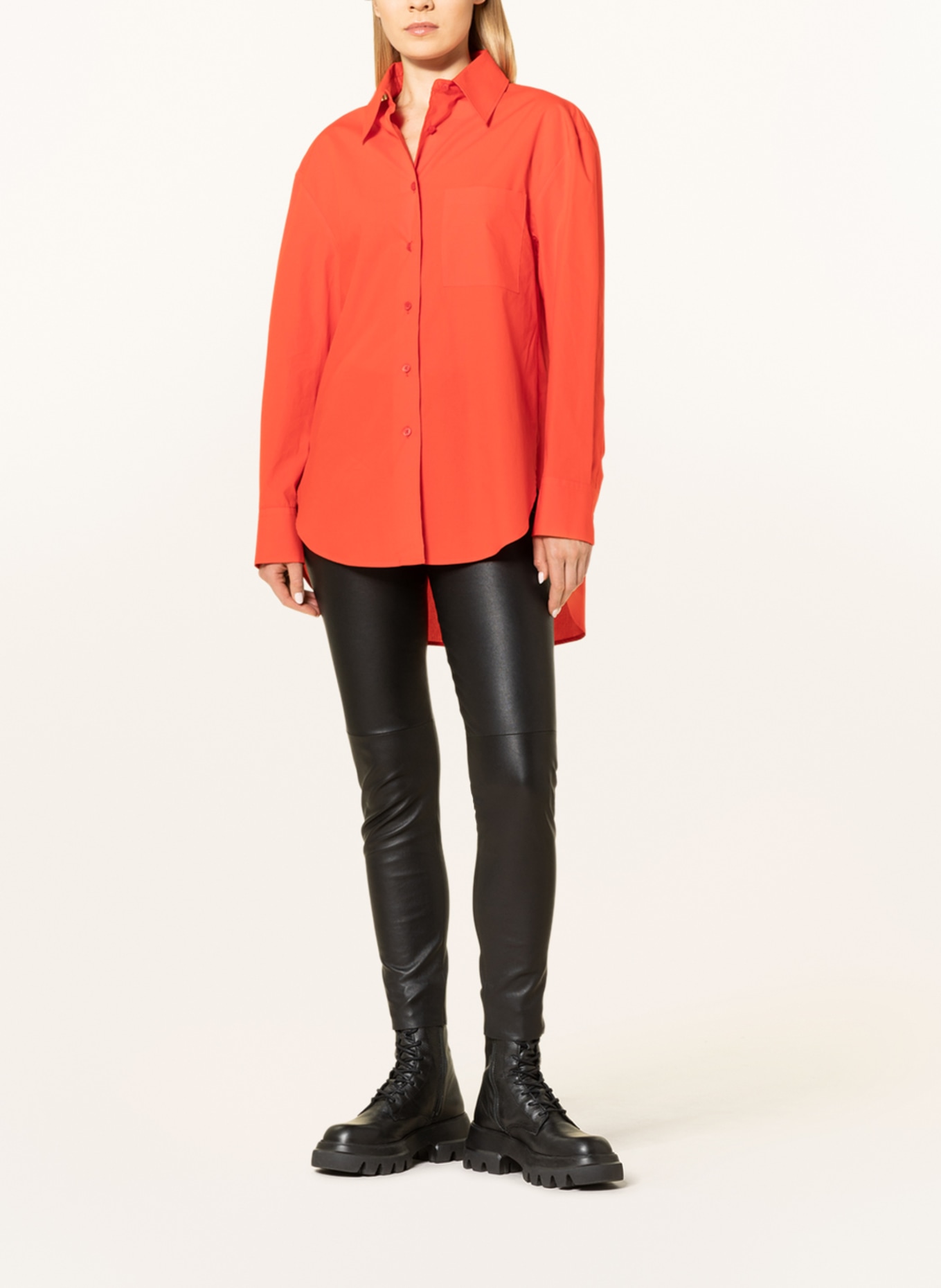 (THE MERCER) N.Y. Shirt blouse, Color: RED (Image 2)