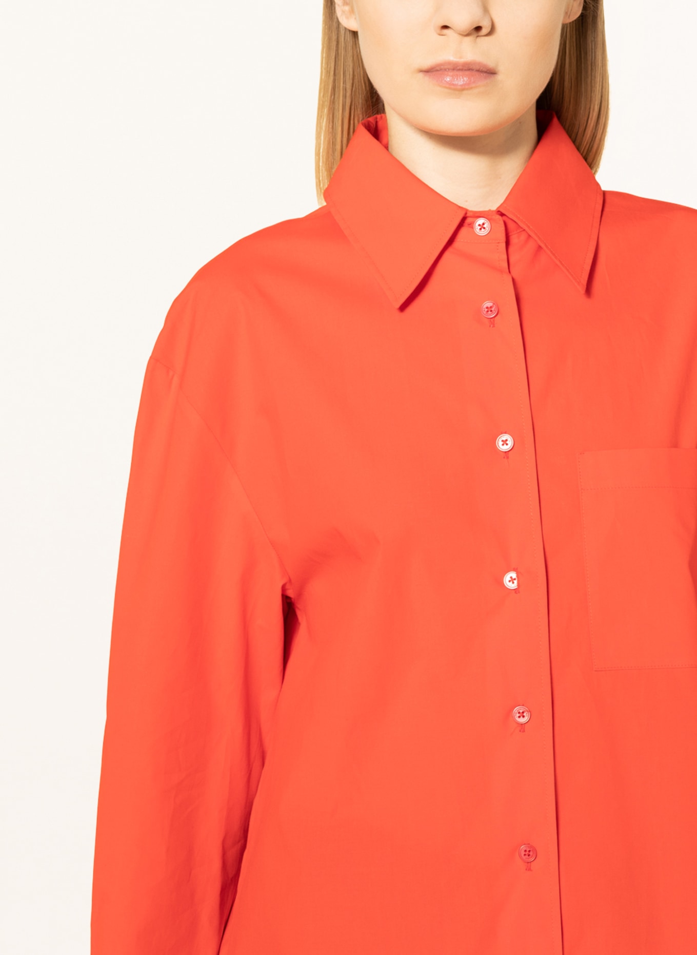(THE MERCER) N.Y. Shirt blouse, Color: RED (Image 4)