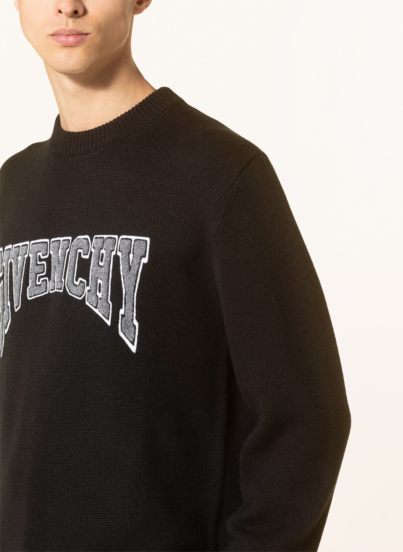 GIVENCHY Sweater with cashmere, Color: BLACK (Image 4)