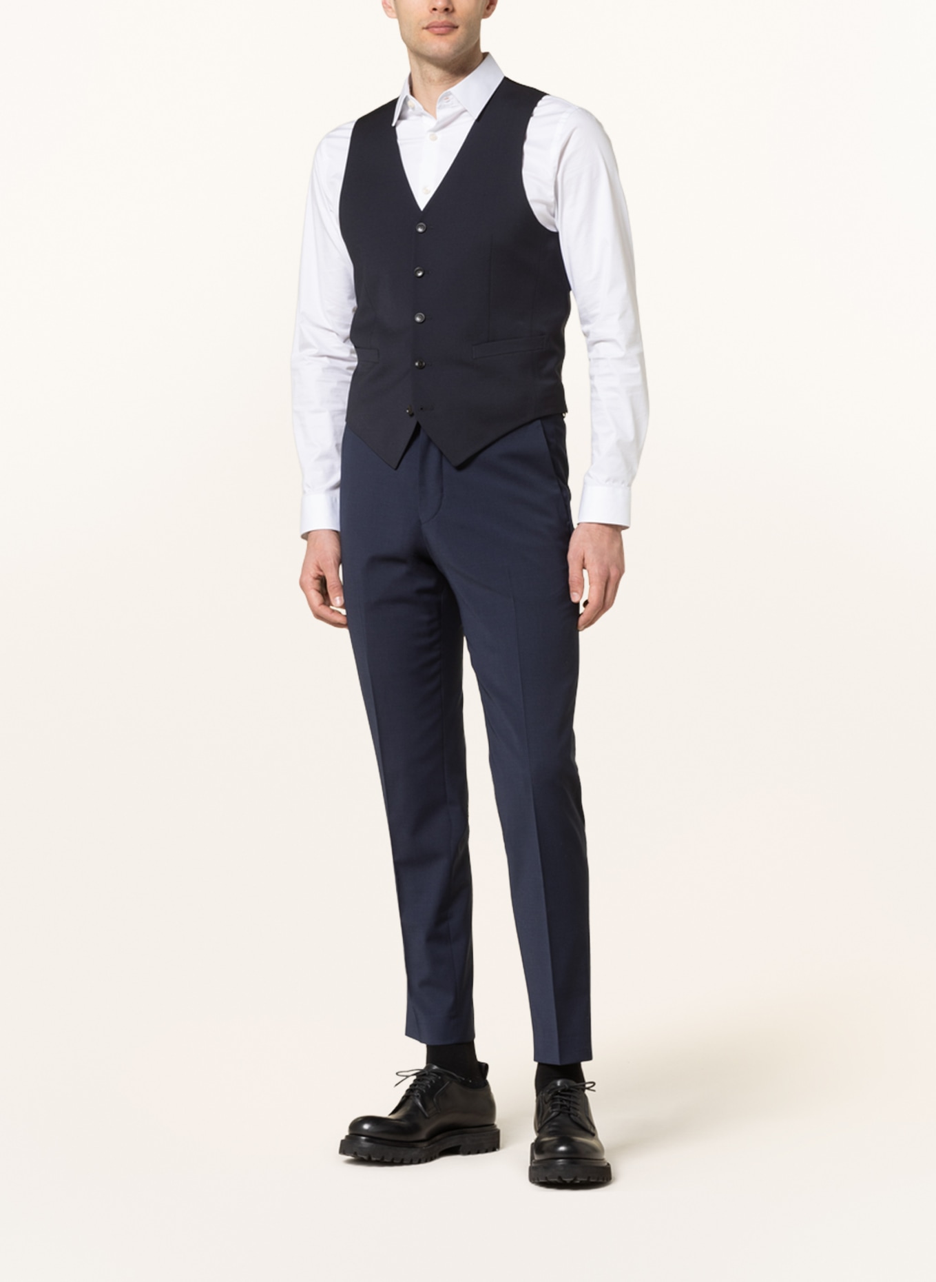 TIGER OF SWEDEN Anzugweste WAYDE Extra Slim Fit: DUNKELBLAU