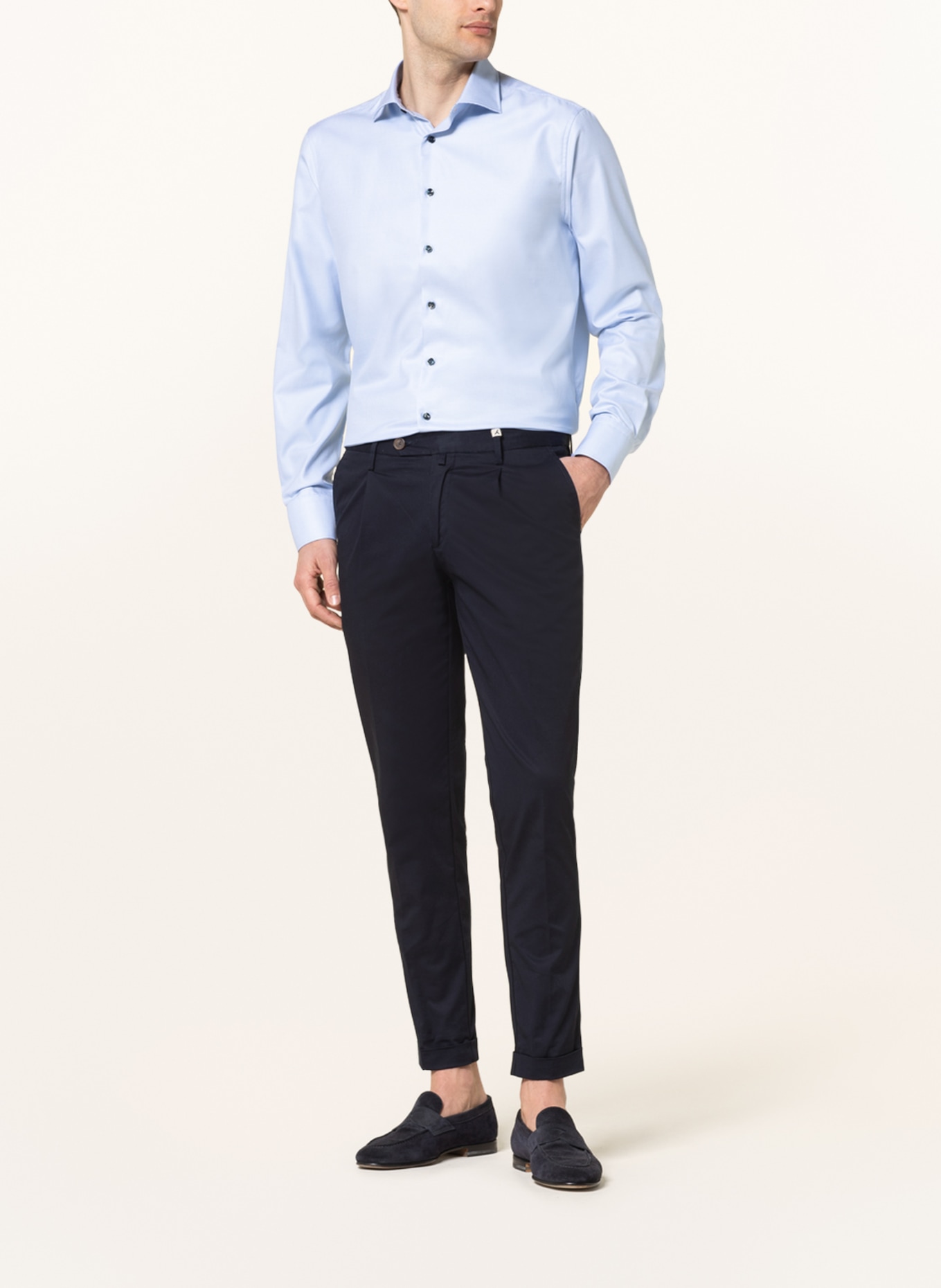 Stenströms Shirt regular fit, Color: WHITE/ LIGHT BLUE (Image 2)