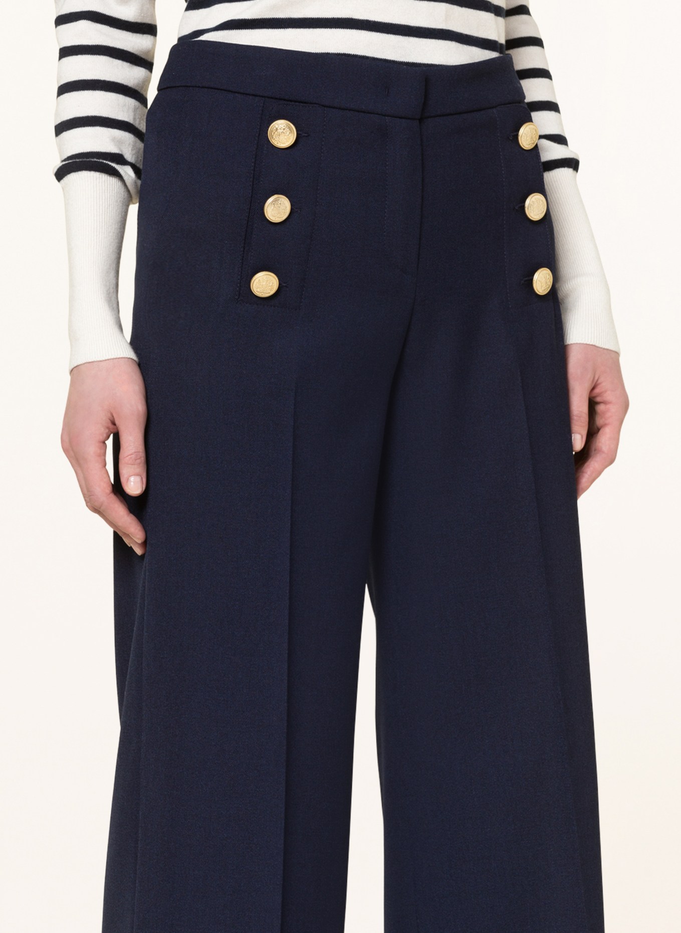 SEDUCTIVE Marlenehose BRIDGET: DUNKELBLAU