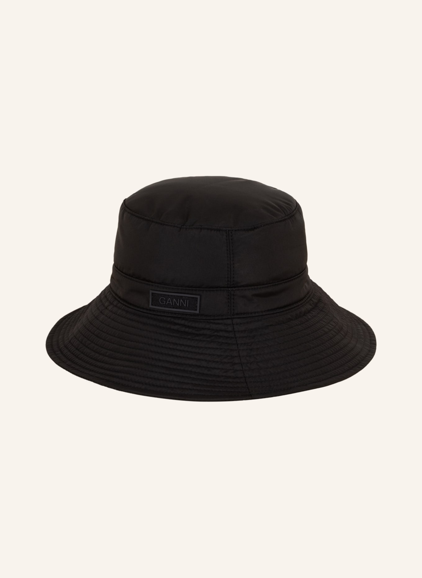GANNI Klobouk Bucket Hat, Barva: ČERNÁ (Obrázek 2)