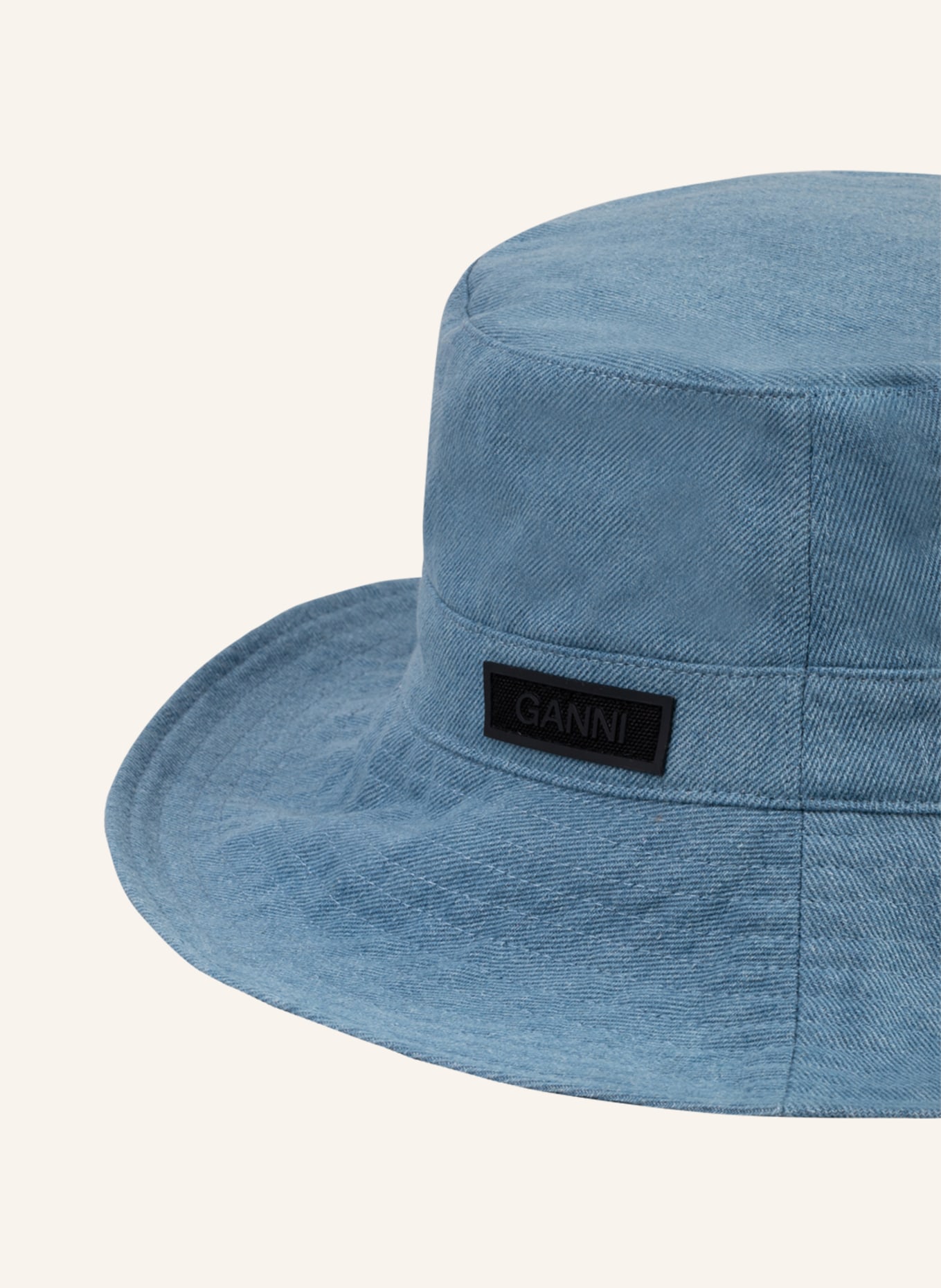 GANNI Klobouk Bucket Hat, Barva: ČERNOŠEDÁ (Obrázek 3)