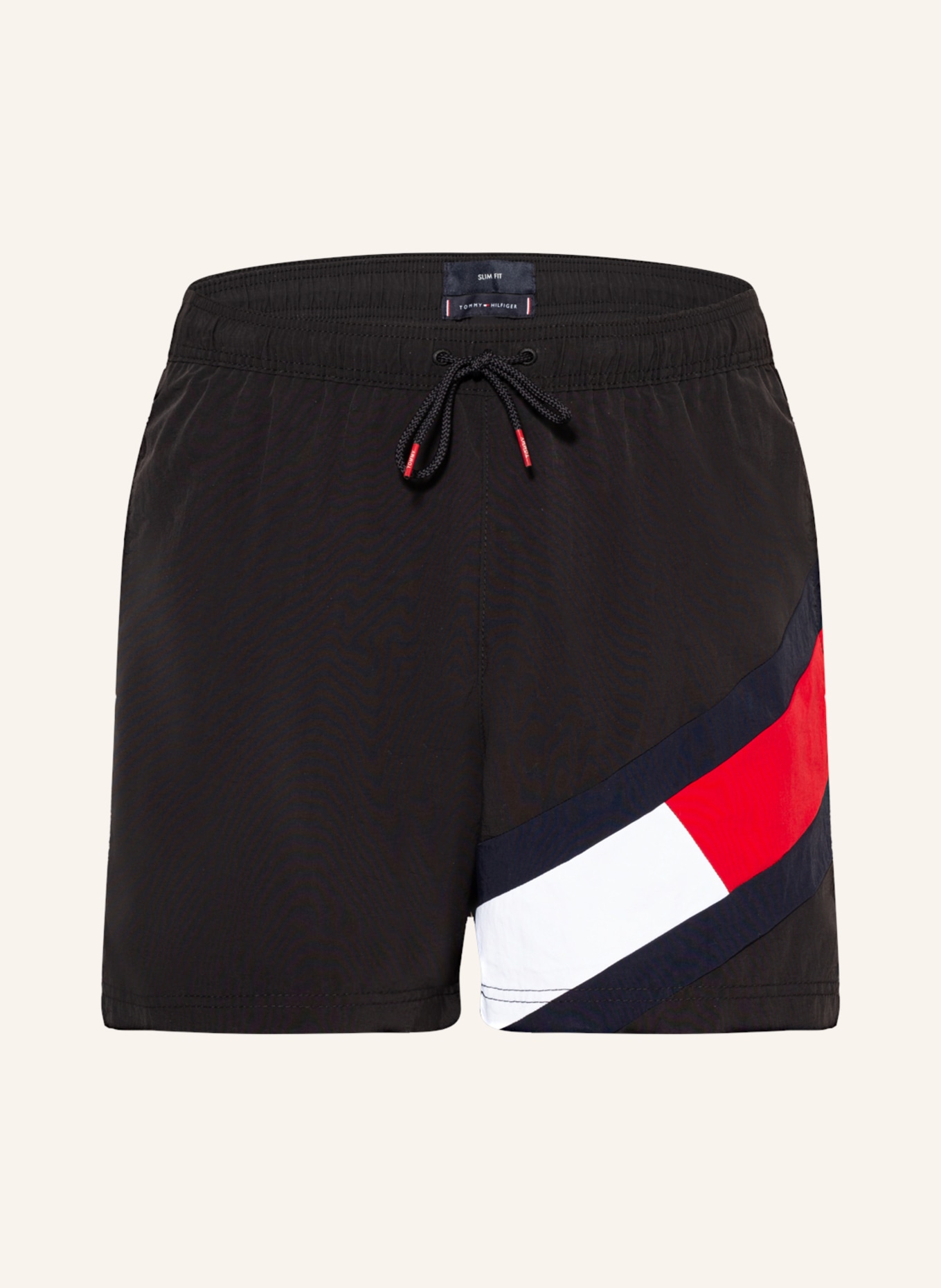 TOMMY HILFIGER Swim shorts, Color: BLACK/ RED/ WHITE (Image 1)