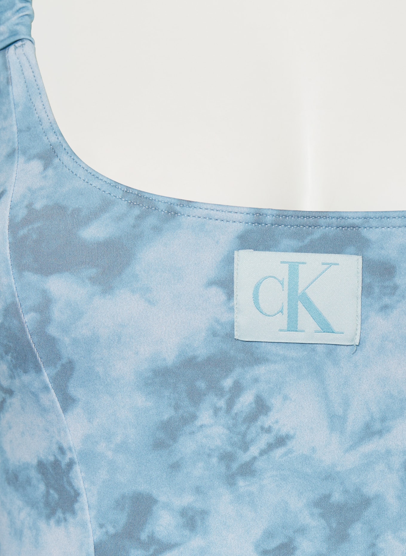 Calvin Klein Badeanzug CK AUTHENTIC, Farbe: BLAUGRAU/ HELLBLAU (Bild 4)