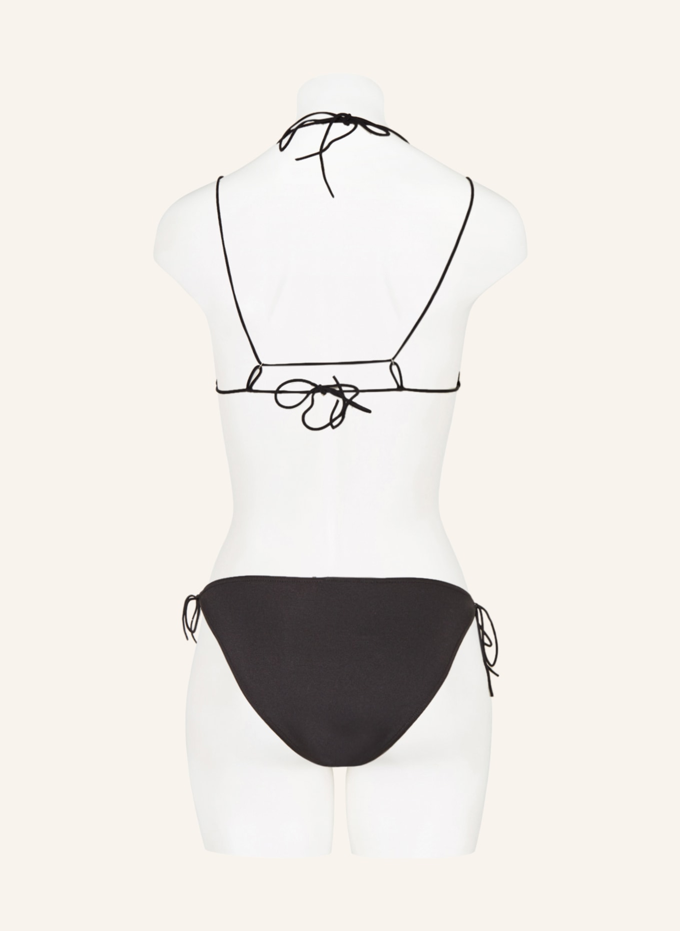 Calvin Klein Triangle bikini bottoms MULTI TIES, Color: BLACK (Image 3)