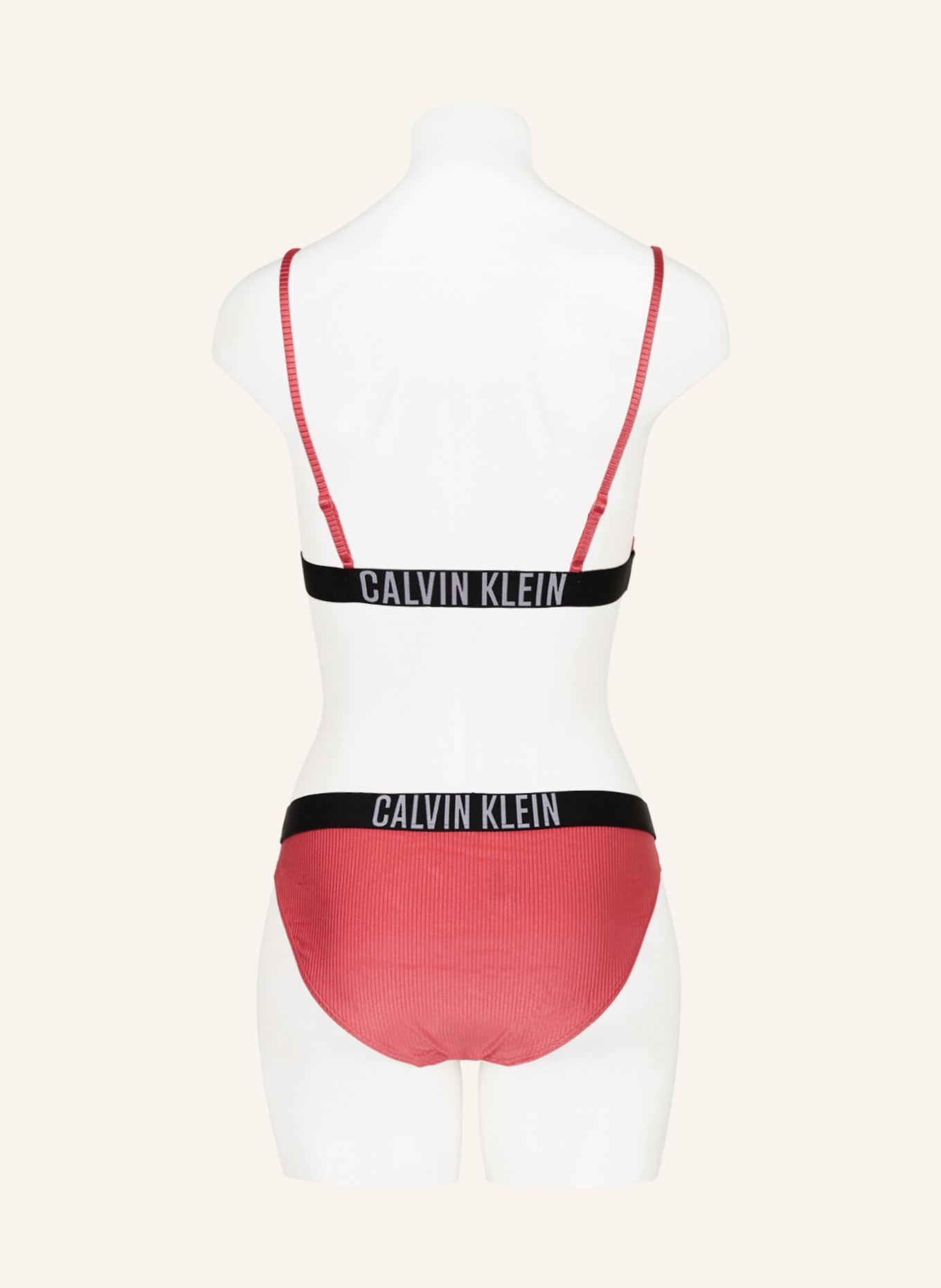 Calvin Klein Bustier-Bikini-Top INTENSE POWER, Farbe: PINK/ SCHWARZ (Bild 3)