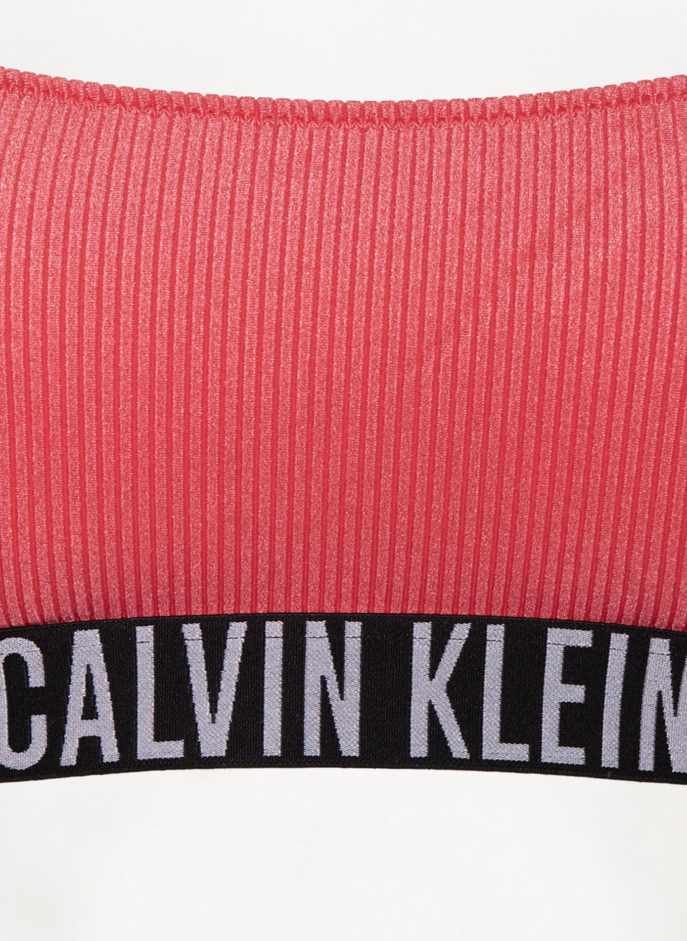 Calvin Klein Bustier-Bikini-Top INTENSE POWER, Farbe: PINK/ SCHWARZ (Bild 4)
