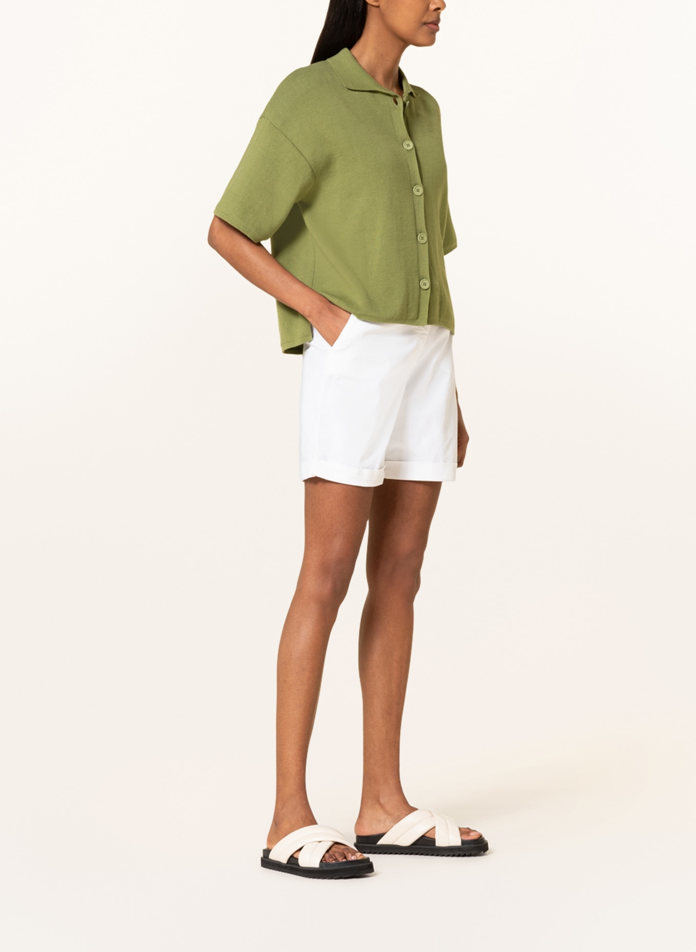 MASON'S Shorts JACQUELINE, Farbe: WEISS (Bild 4)
