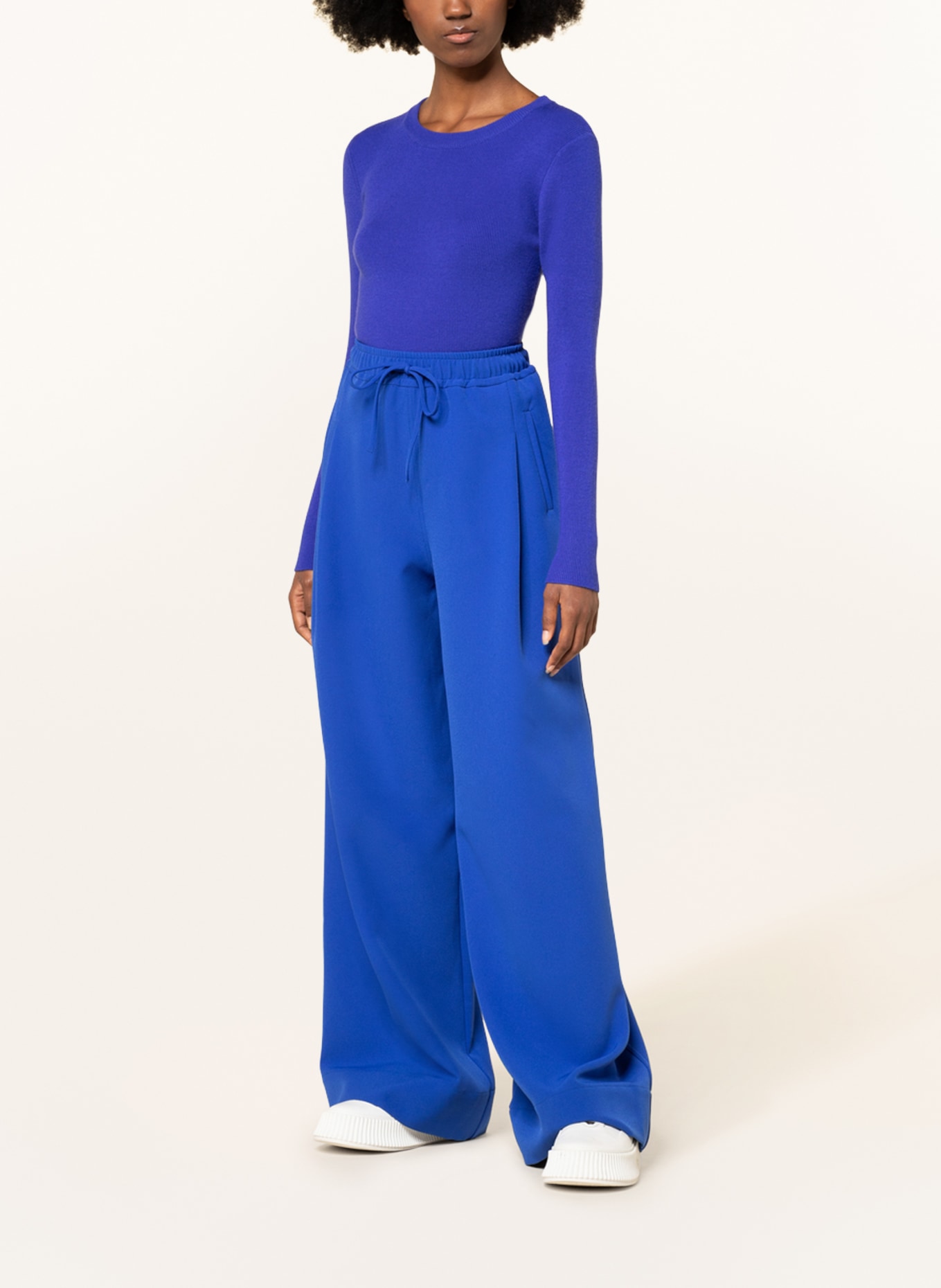 ESSENTIEL ANTWERP Wide leg trousers DANA , Color: BLUE (Image 2)