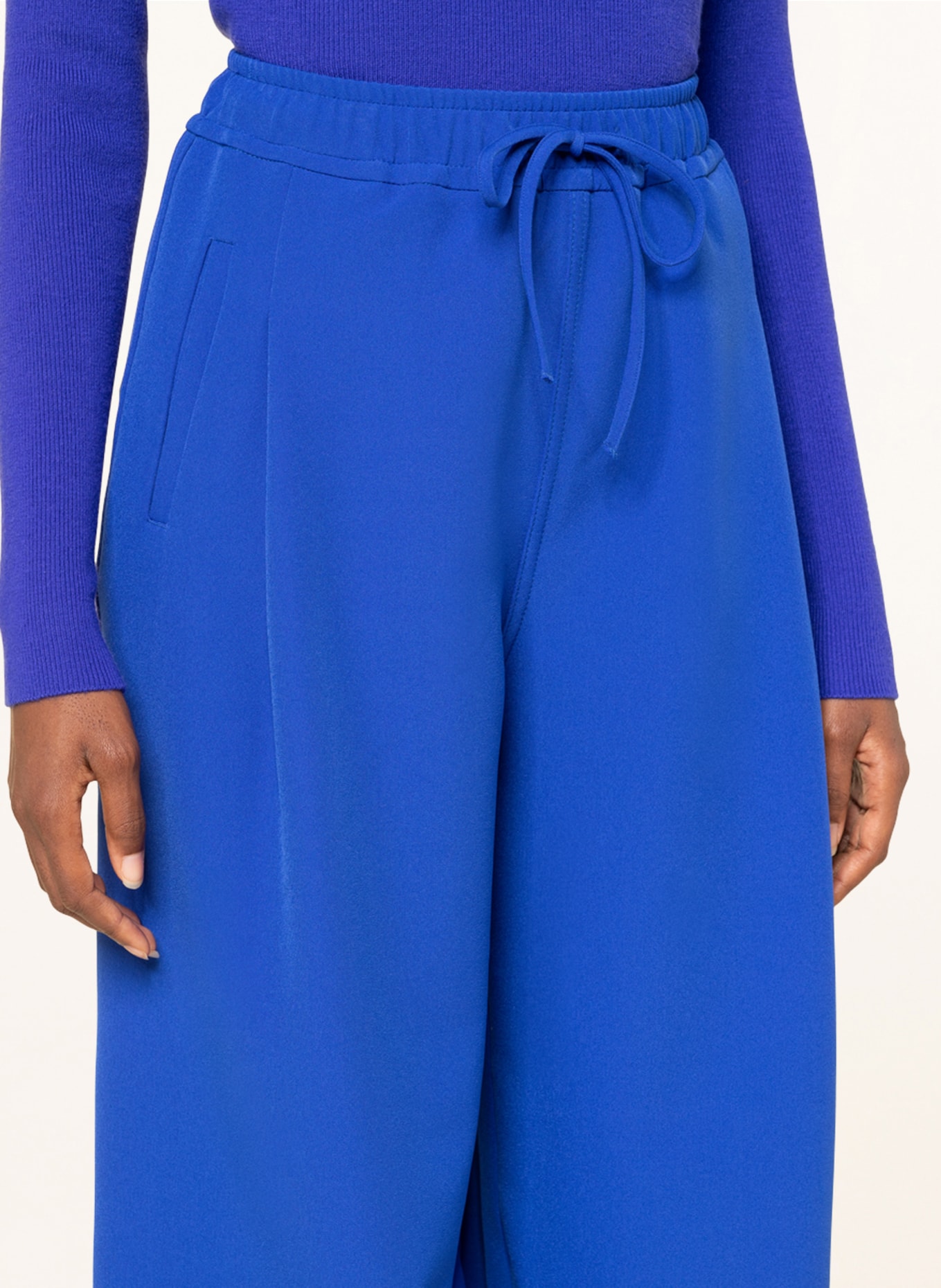 ESSENTIEL ANTWERP Wide leg trousers DANA , Color: BLUE (Image 5)