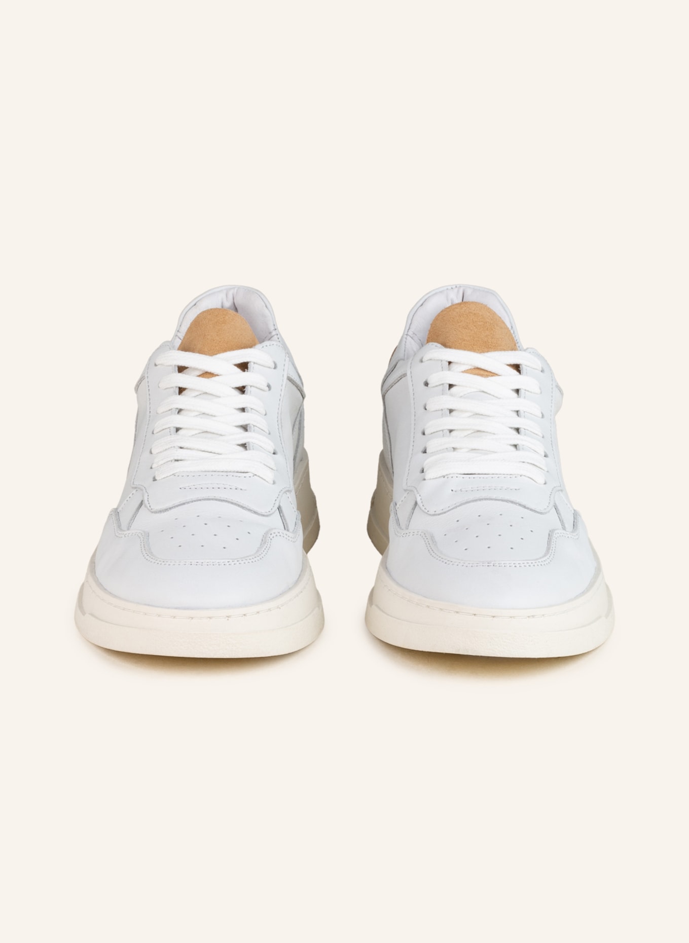 PAUL Sneakers, Color: WHITE/ COGNAC (Image 3)