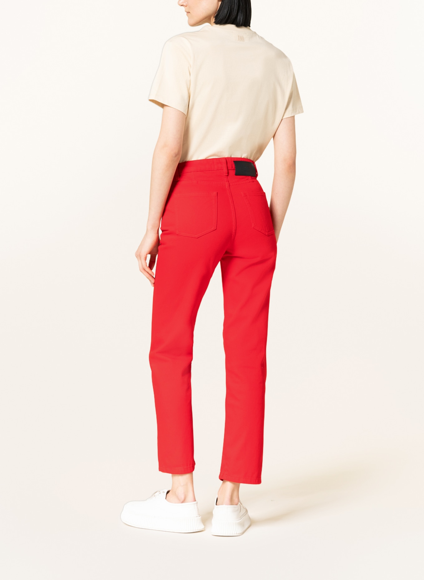 AMI PARIS Straight Jeans, Farbe: 681 SCARLET RED (Bild 3)