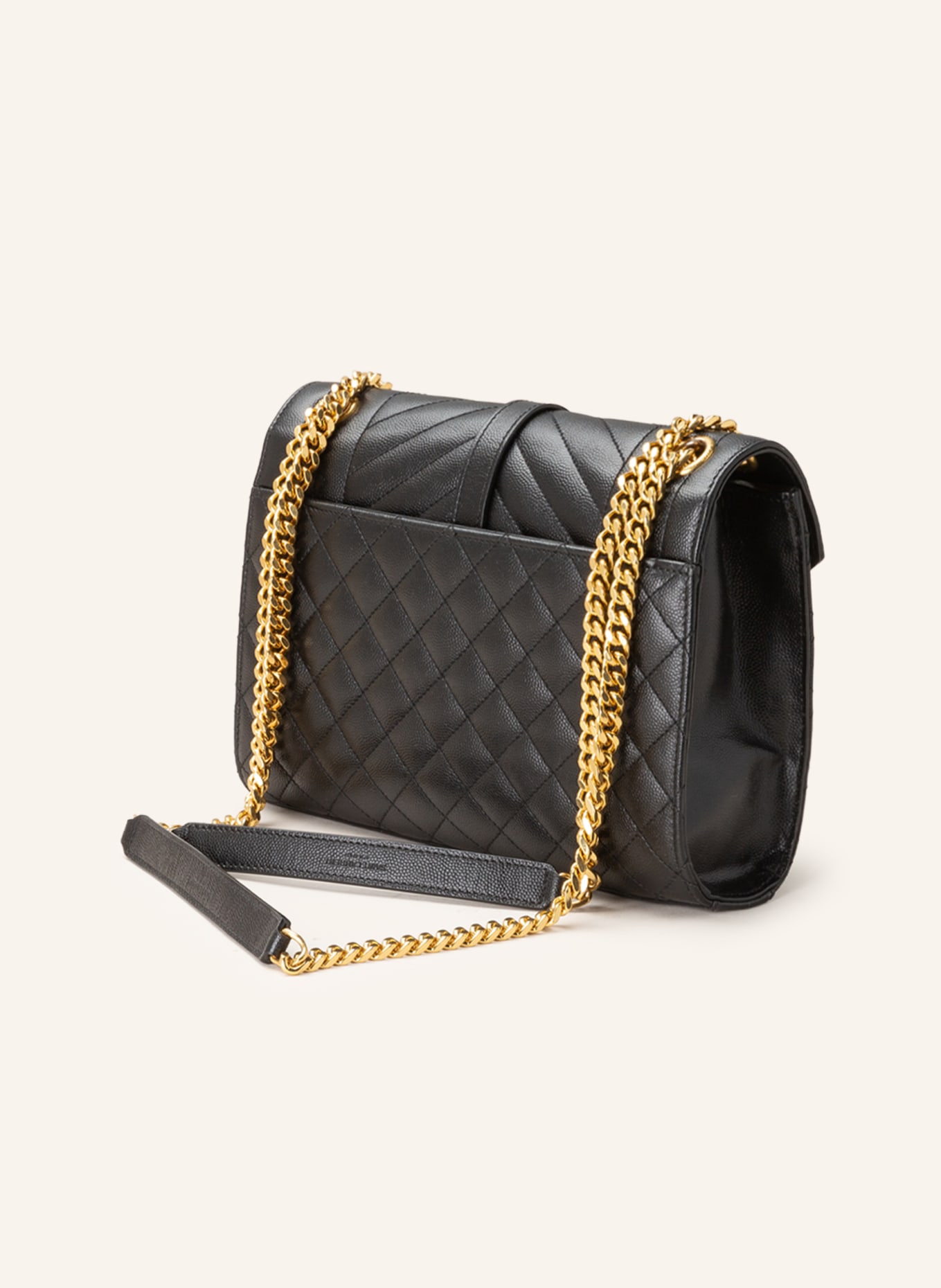 SAINT LAURENT Umhangetasche ENVELOPE MEDIUM in schwarz
